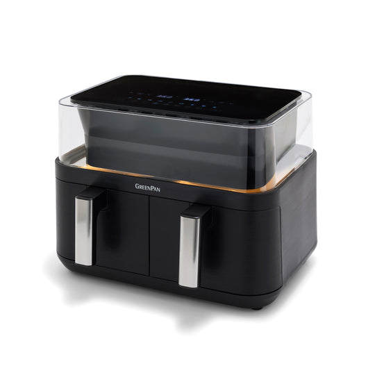 Bistro 10-Quart 360˚ Clear View Double Air Fryer