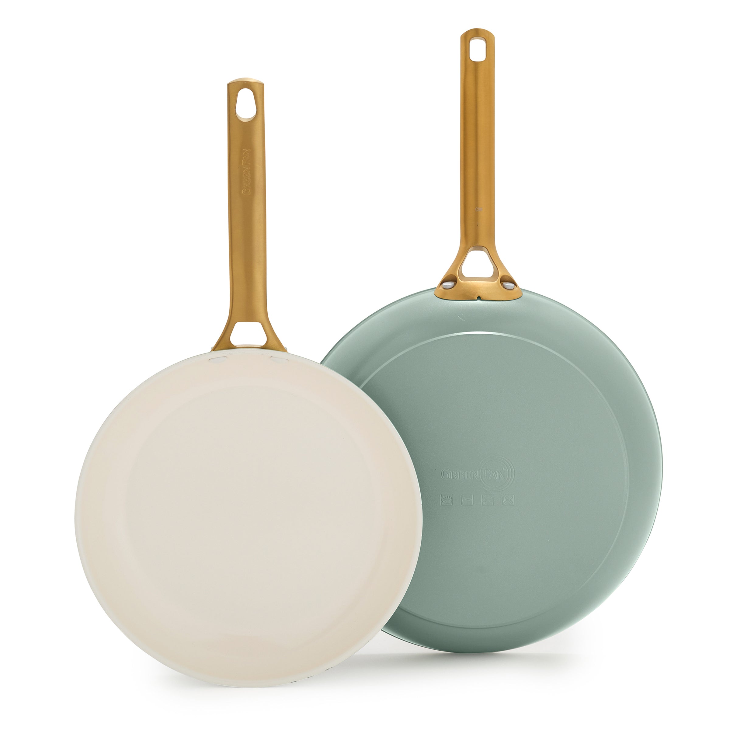 Reserve Pro Ceramic Nonstick 10” and 12”; Frypan Set Moss| Moss