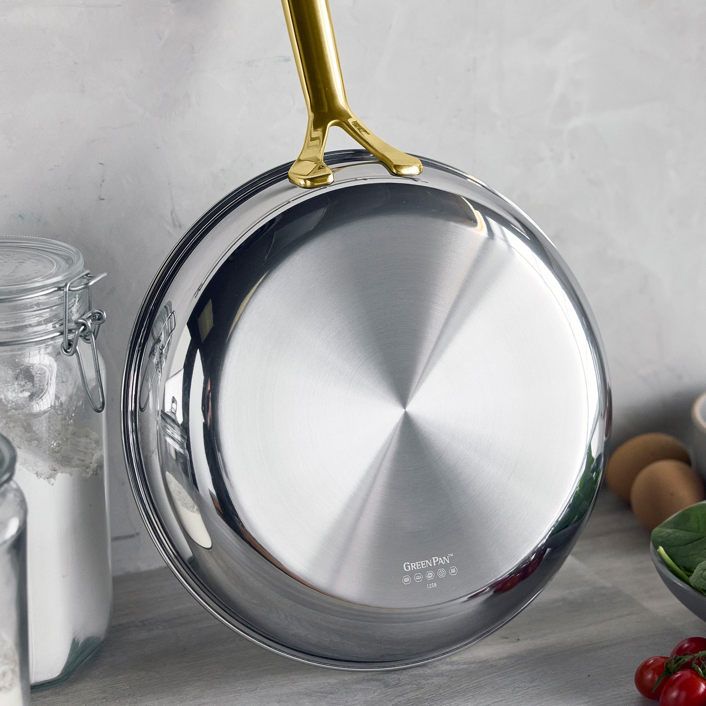 Spectra Gold Thermobond Hybrid Ceramic Nonstick 10" and 12" Frypan Set