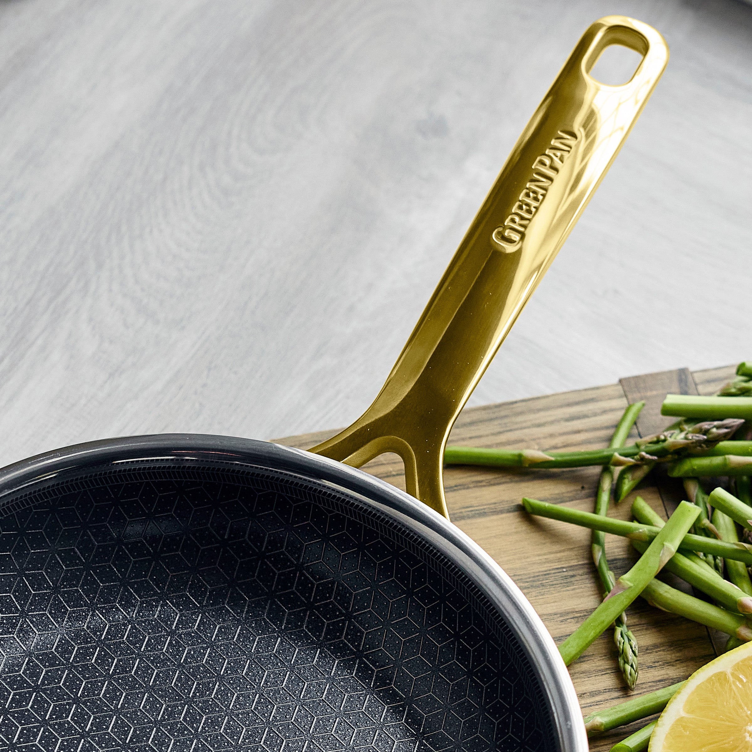 Spectra Gold Thermobond Hybrid Ceramic Nonstick 10" and 12" Frypan Set