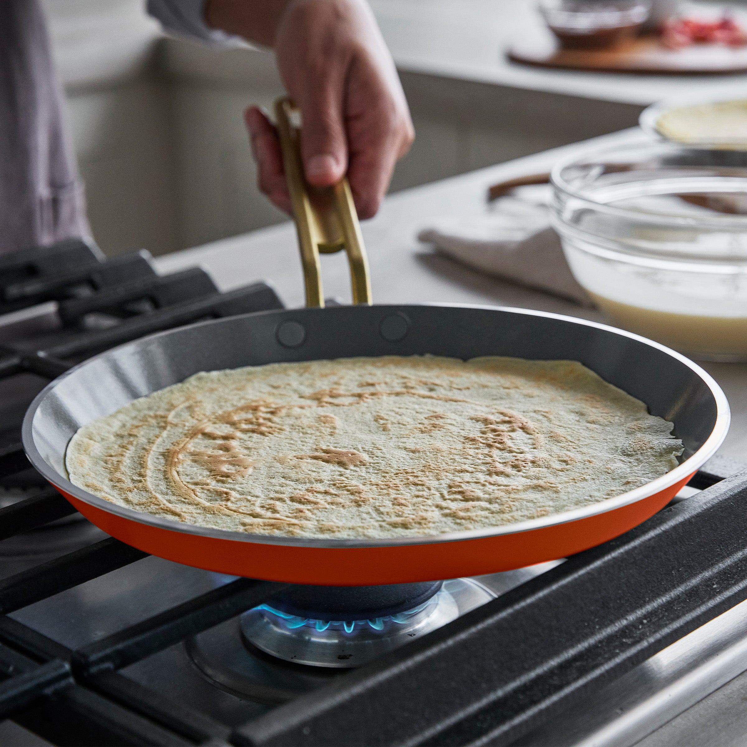 Stanley Tucci™ Ceramic Nonstick 10" Crepe and Omelette Pan | Amalfi Sunset