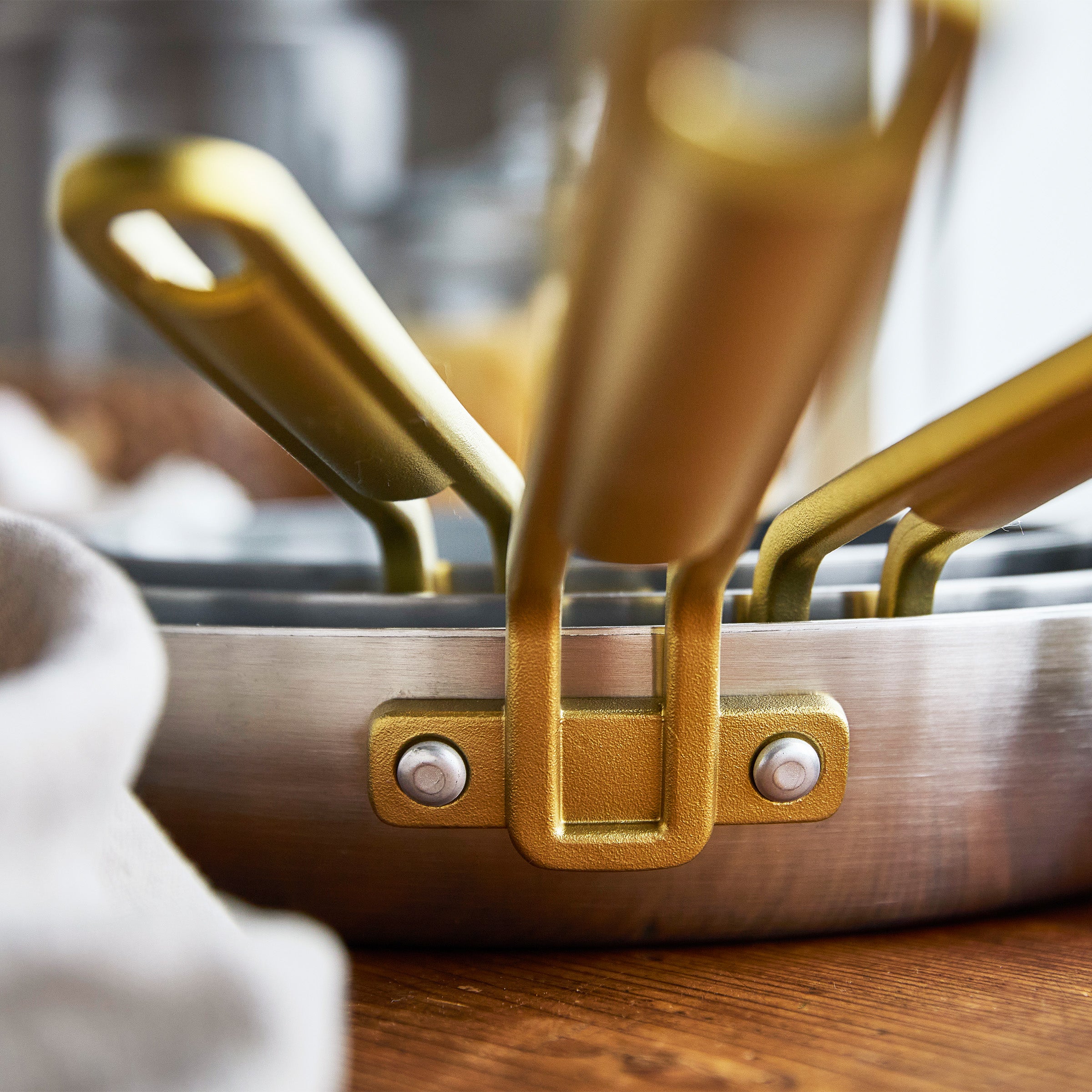 Stanley Tucci™ Stainless Steel Ceramic Nonstick 8", 10" and 12" Frypan Set