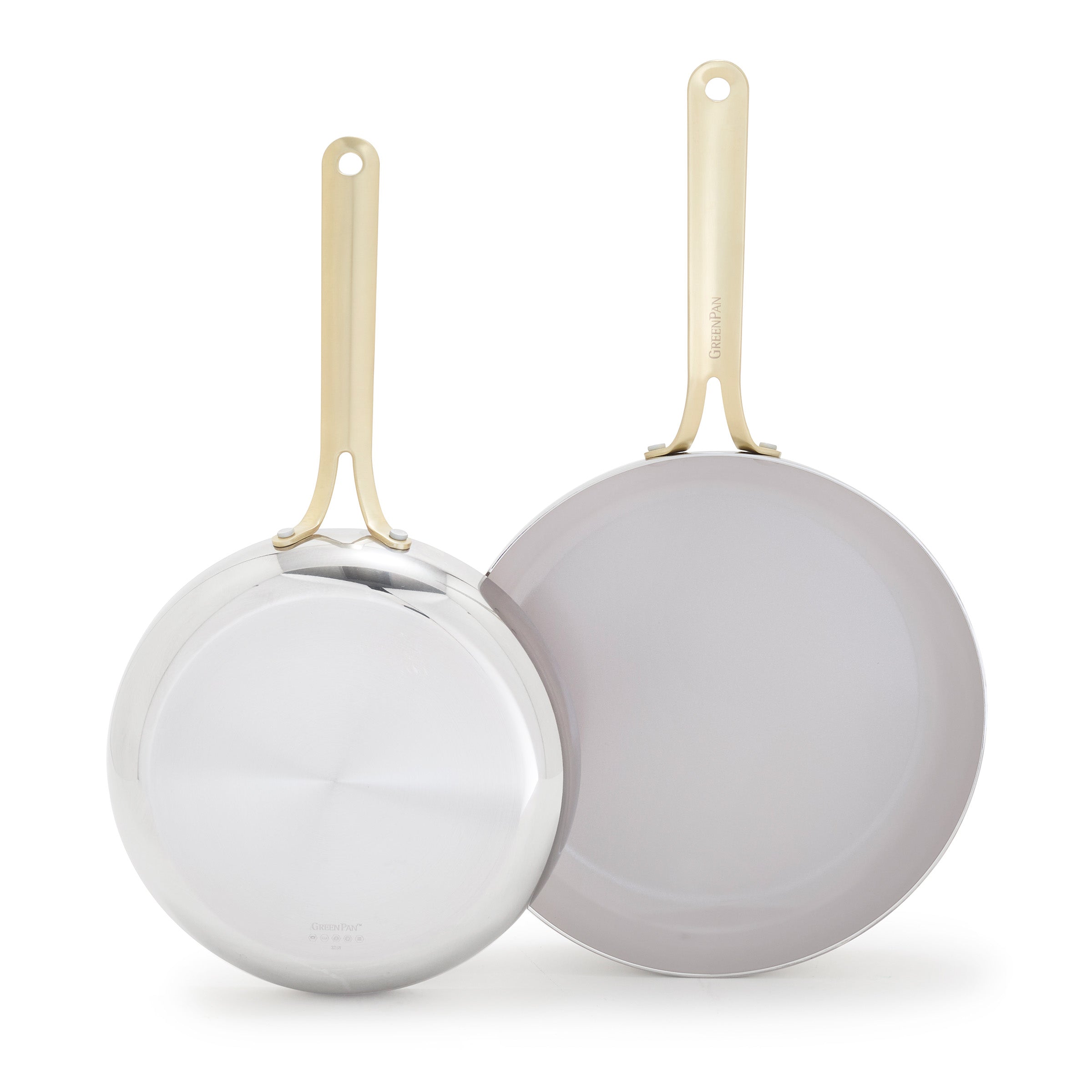 Nova Gallery Stainless Steel 10" and 12" Frypan Set