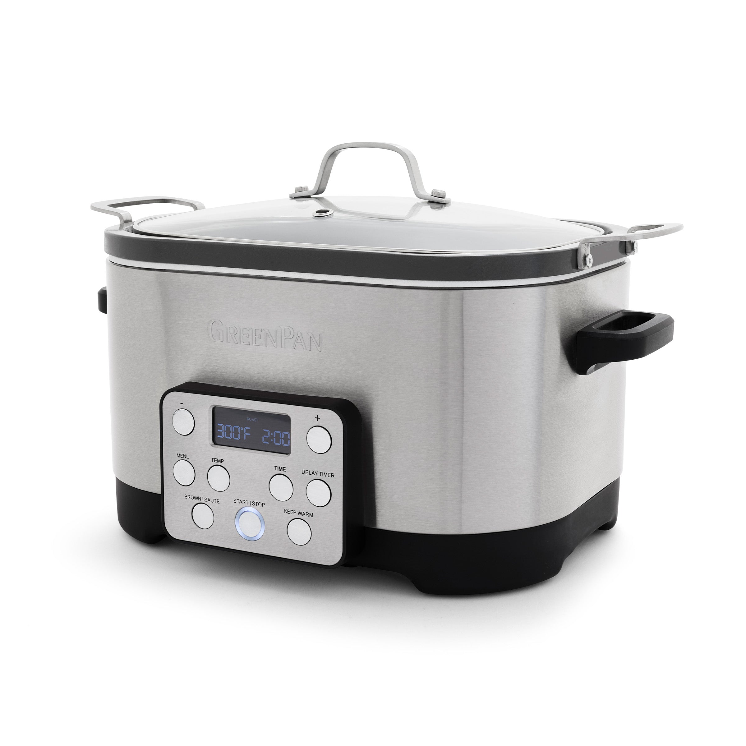 7-in-1 6-Quart Slow Cooker with In-Pot Browning | Stainless Steel