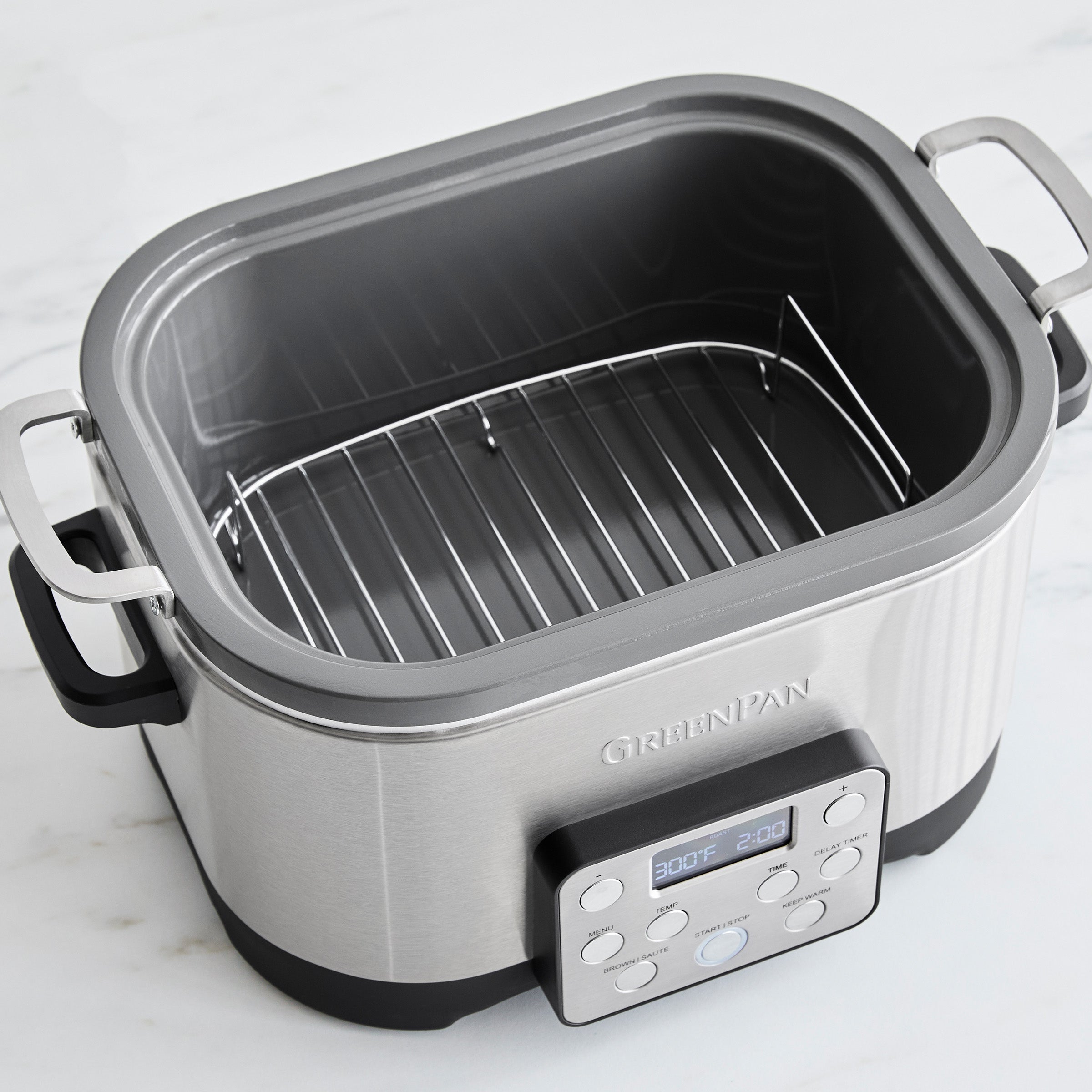 7-in-1 6-Quart Slow Cooker with In-Pot Browning | Stainless Steel