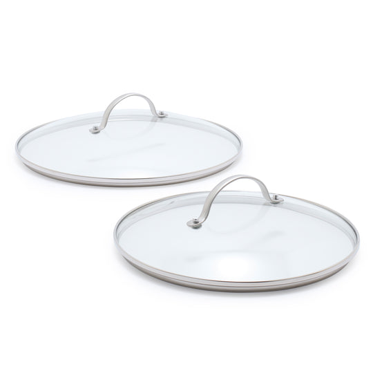 GreenPan Glass Lid Set - 9.5" & 11"
