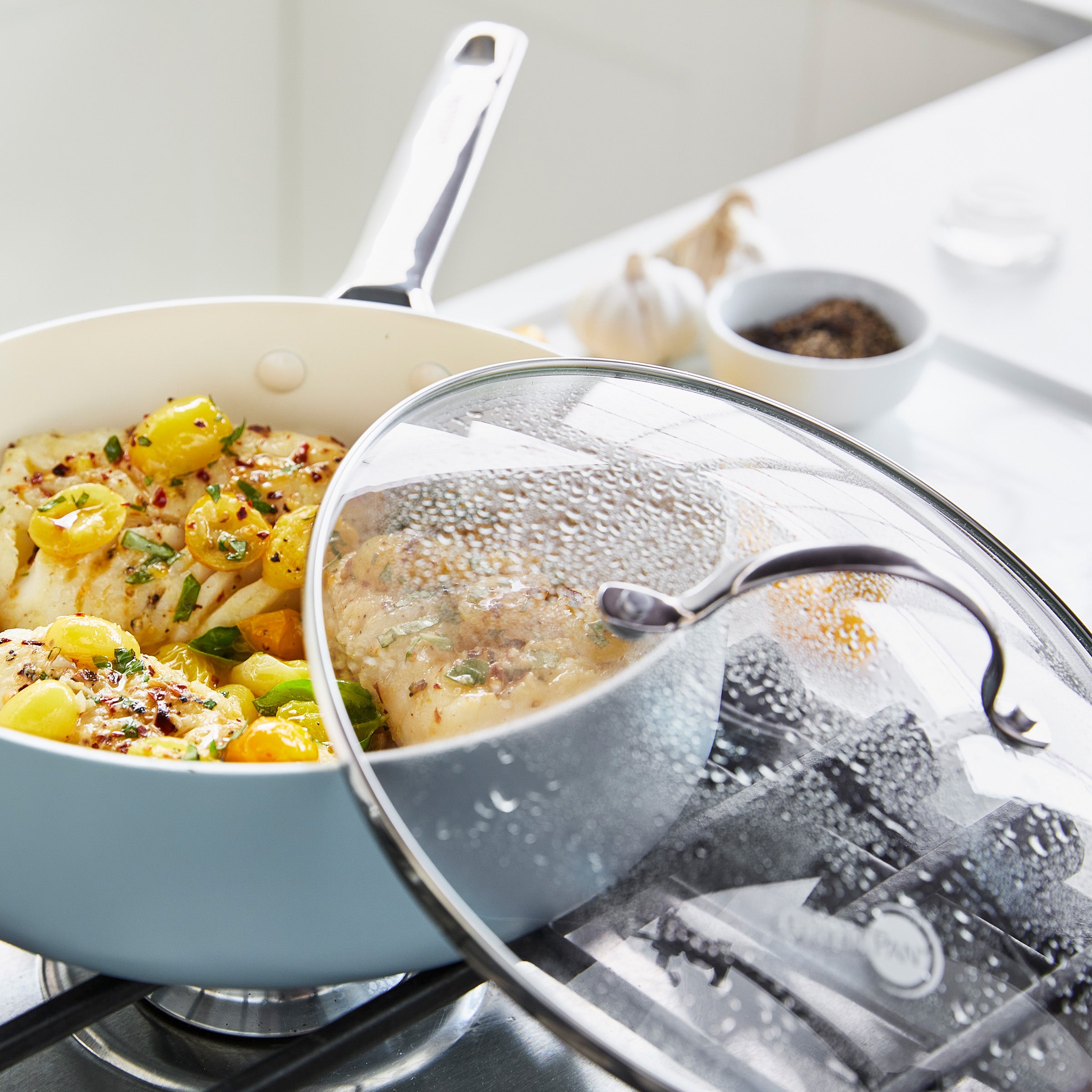 GreenPan Glass Lid Set - 9.5" & 11"