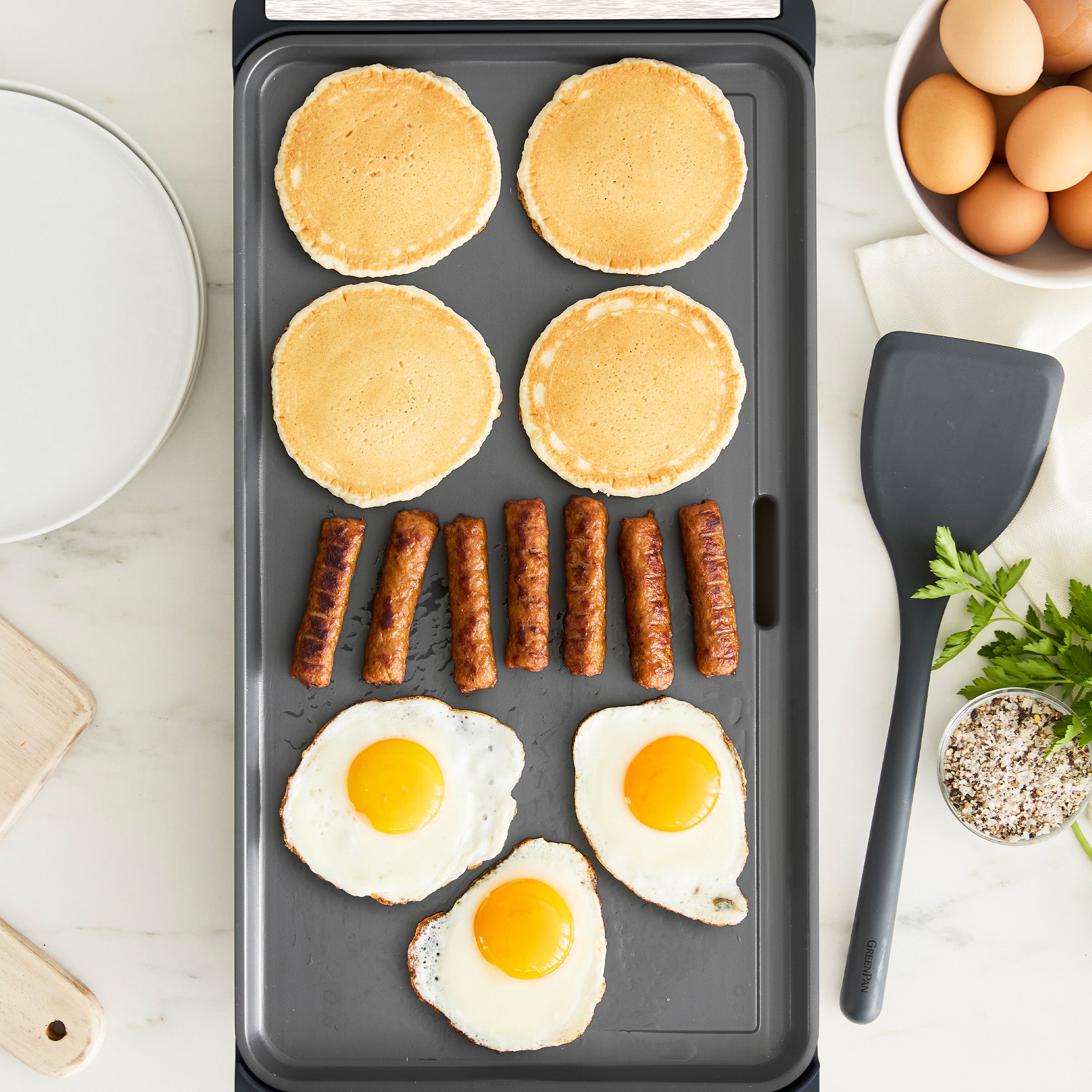 Advanced Griddle with Warming Drawer | Graphite