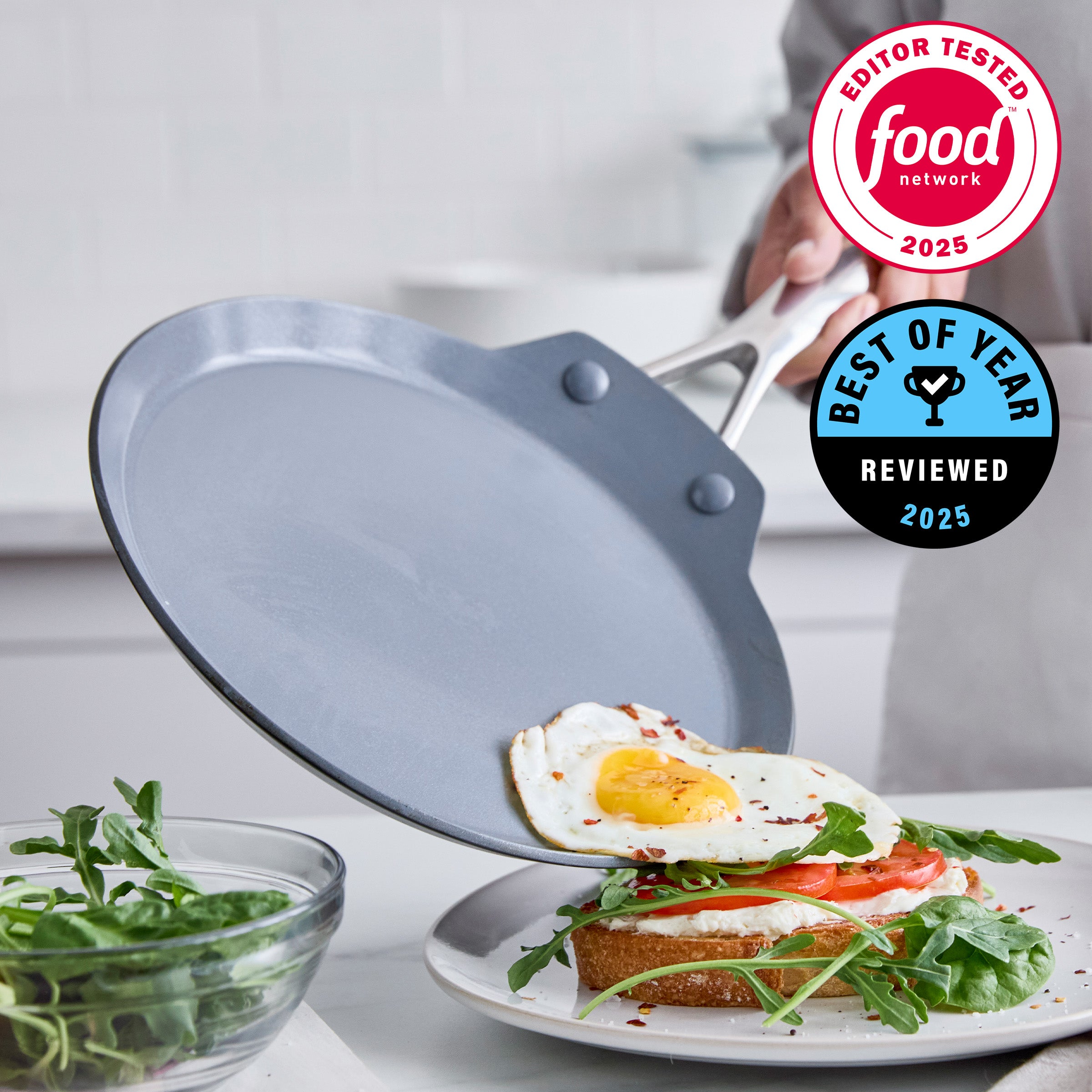 Valencia Pro Ceramic Nonstick 9.5" Crepe Pan