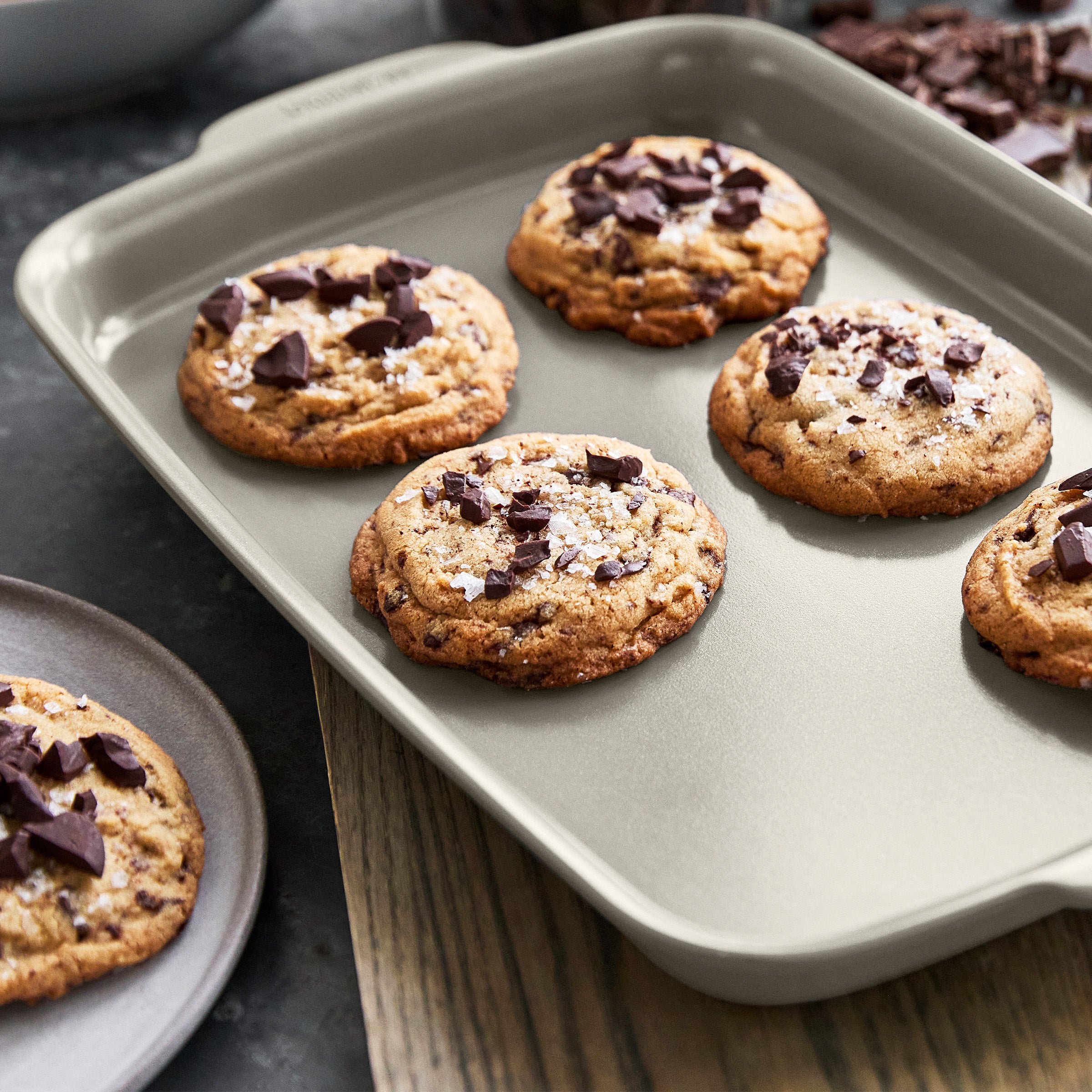 Premiere Ovenware Ceramic Nonstick 5-Piece Set | Taupe