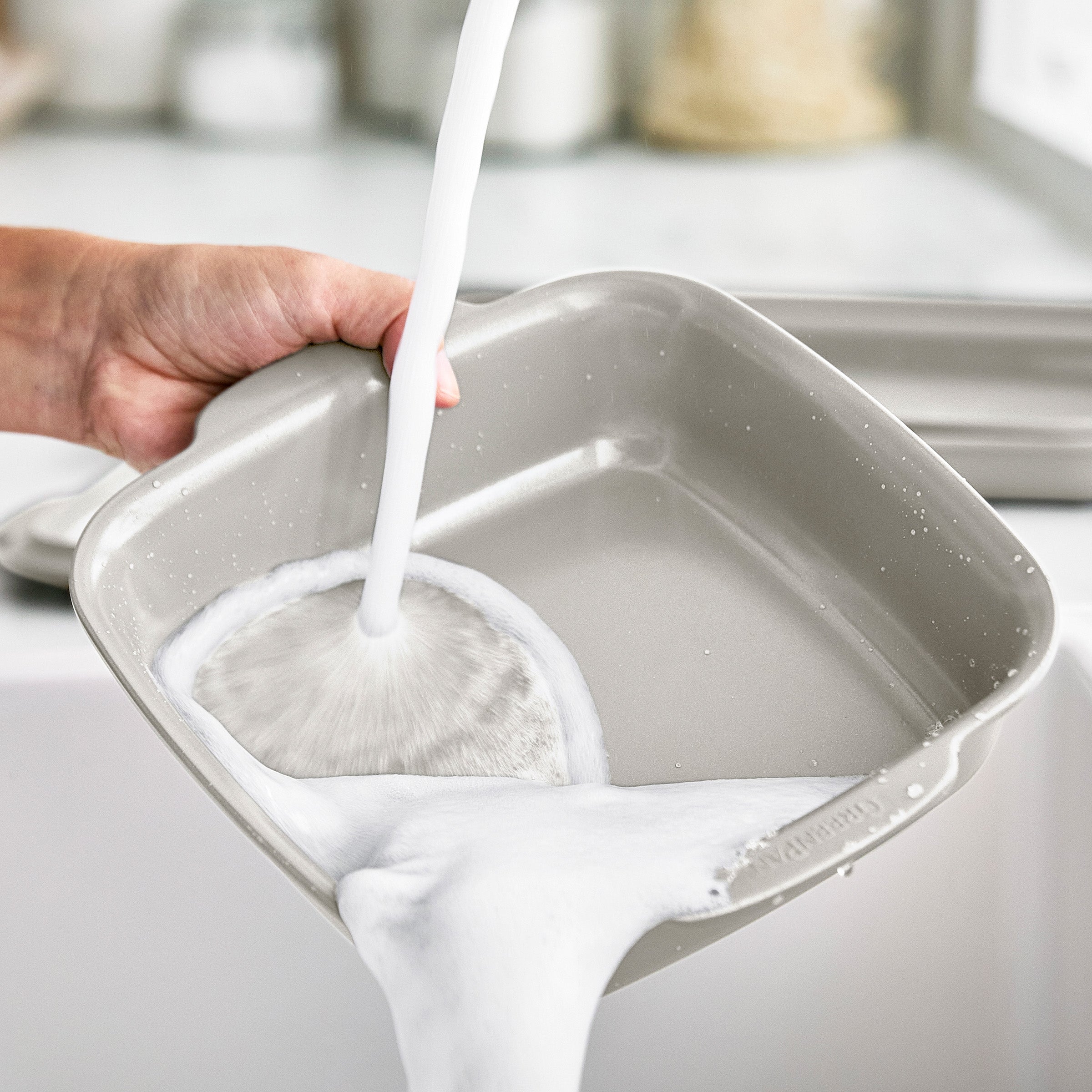 Premiere Ovenware Ceramic Nonstick 8" x 8" Square Baker | Taupe