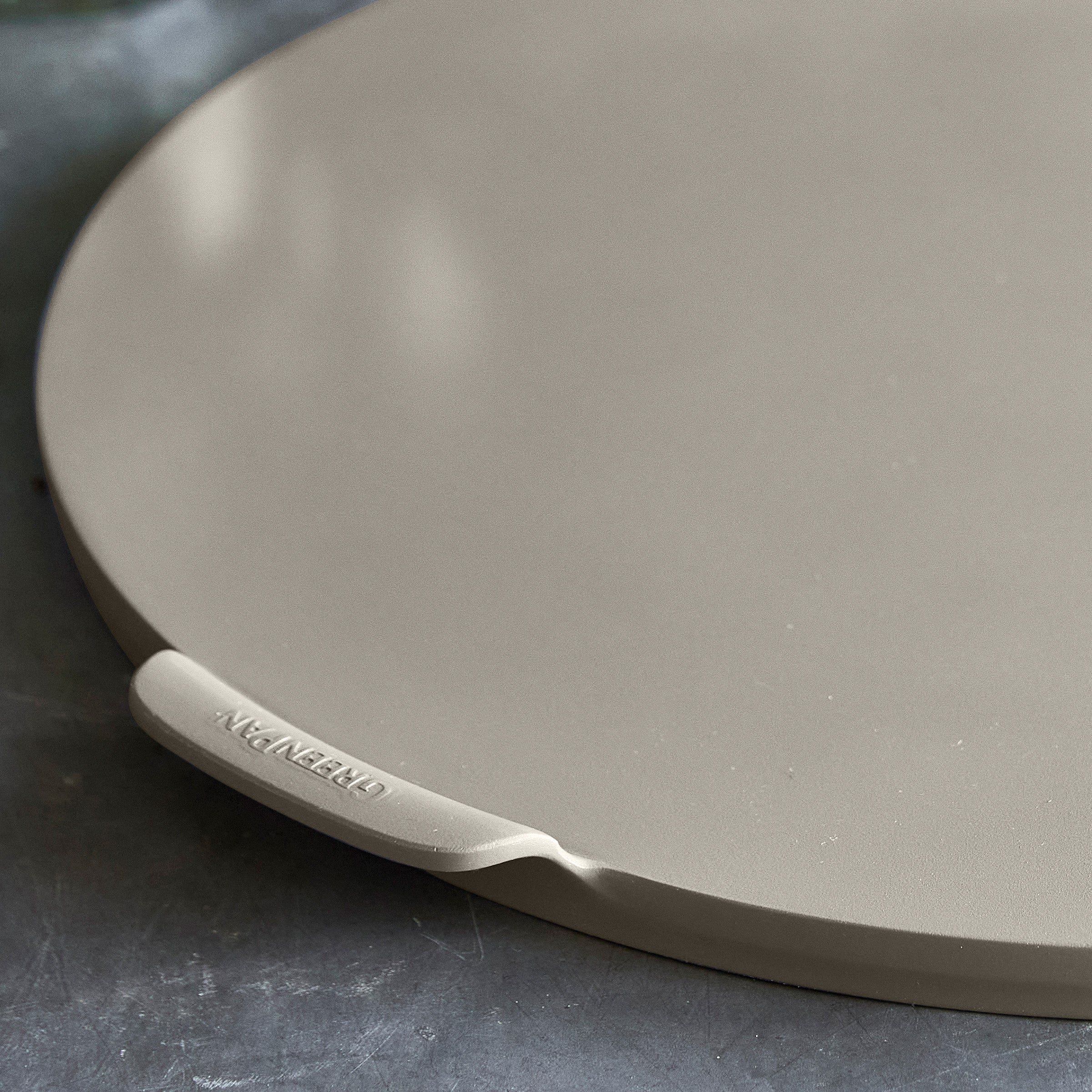 Premiere Ovenware 16.5" Round Pizza Baker | Taupe