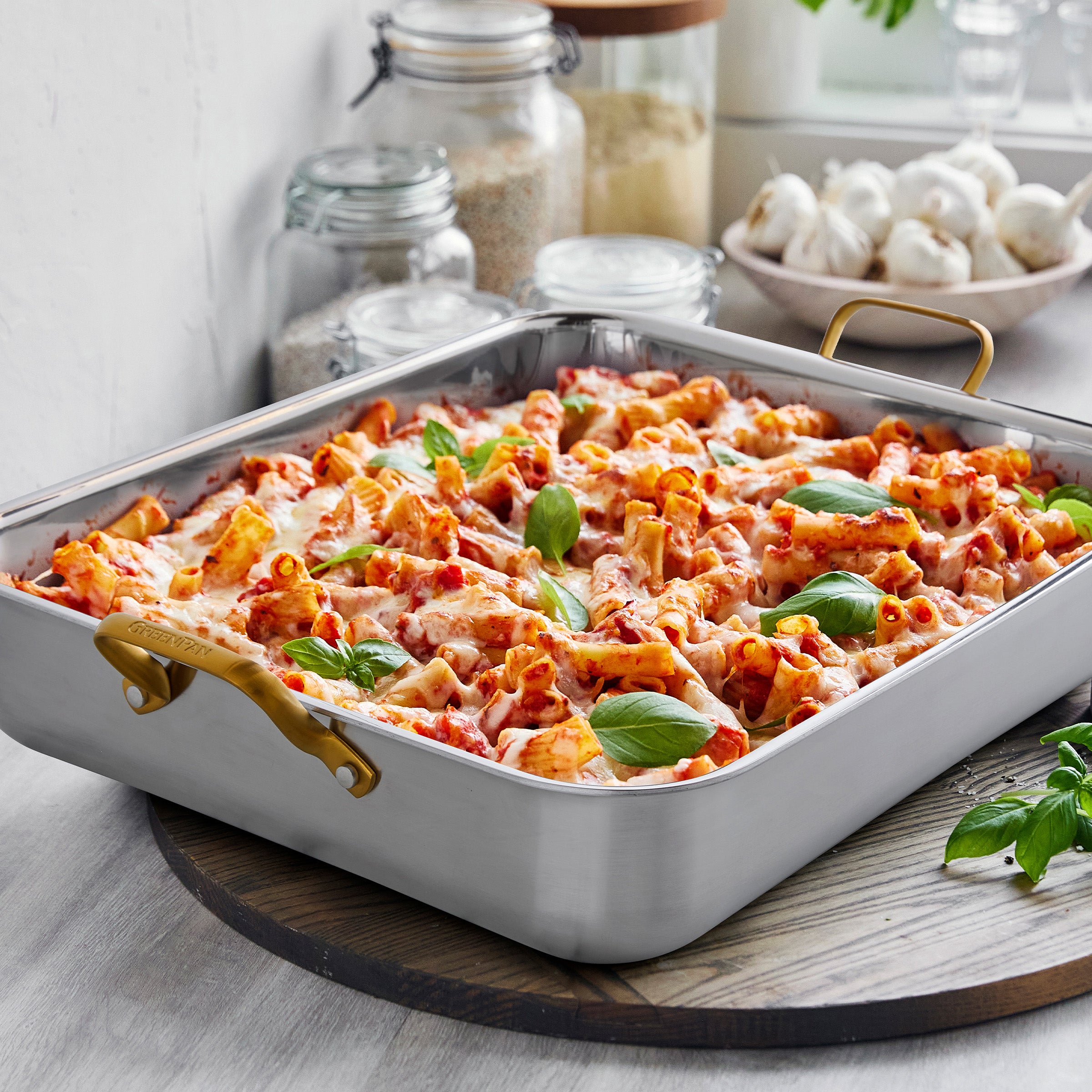 Reserve Stainless Steel 13" x 16" Roaster with Rack