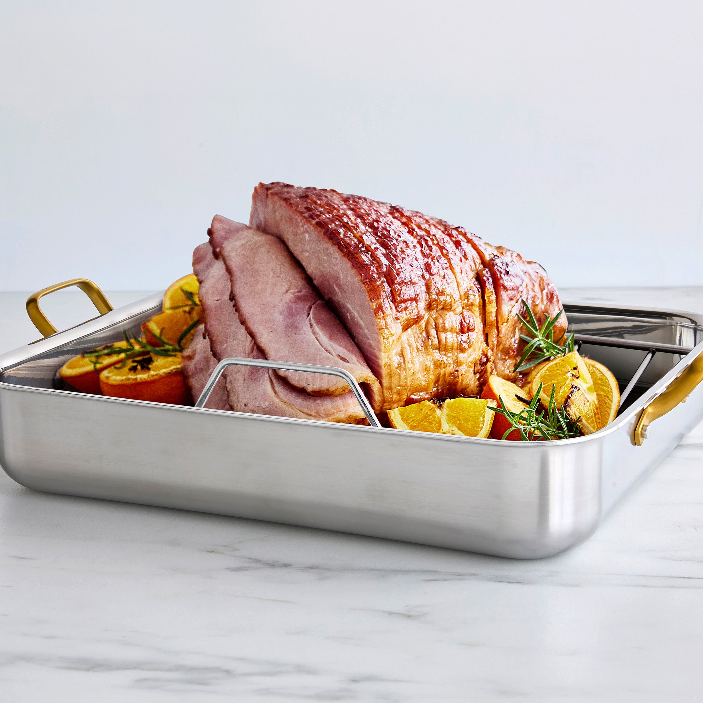 Reserve Stainless Steel 13" x 16" Roaster with Rack