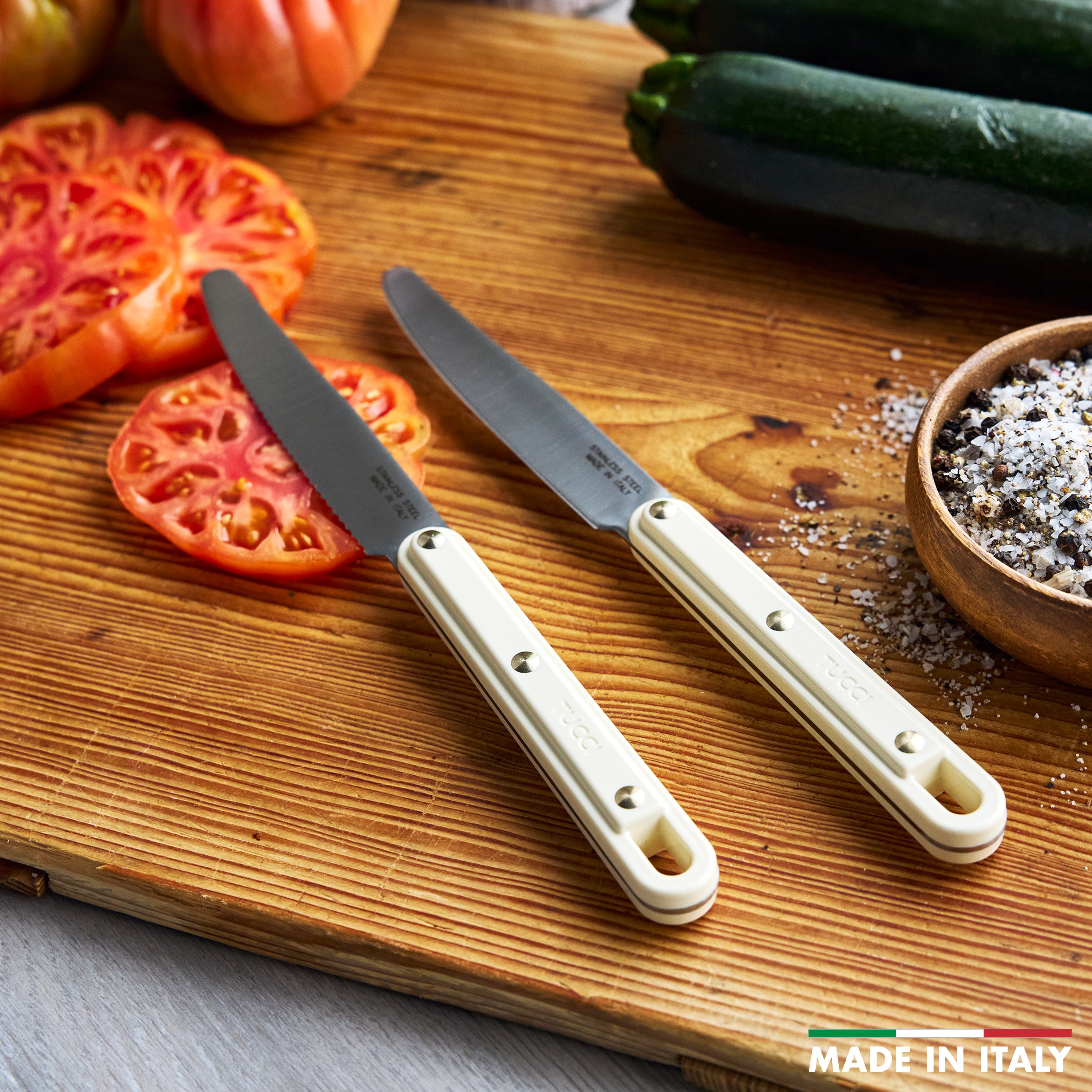 Stanley Tucci™ 2-Piece Prep Knife Set | Carrara White