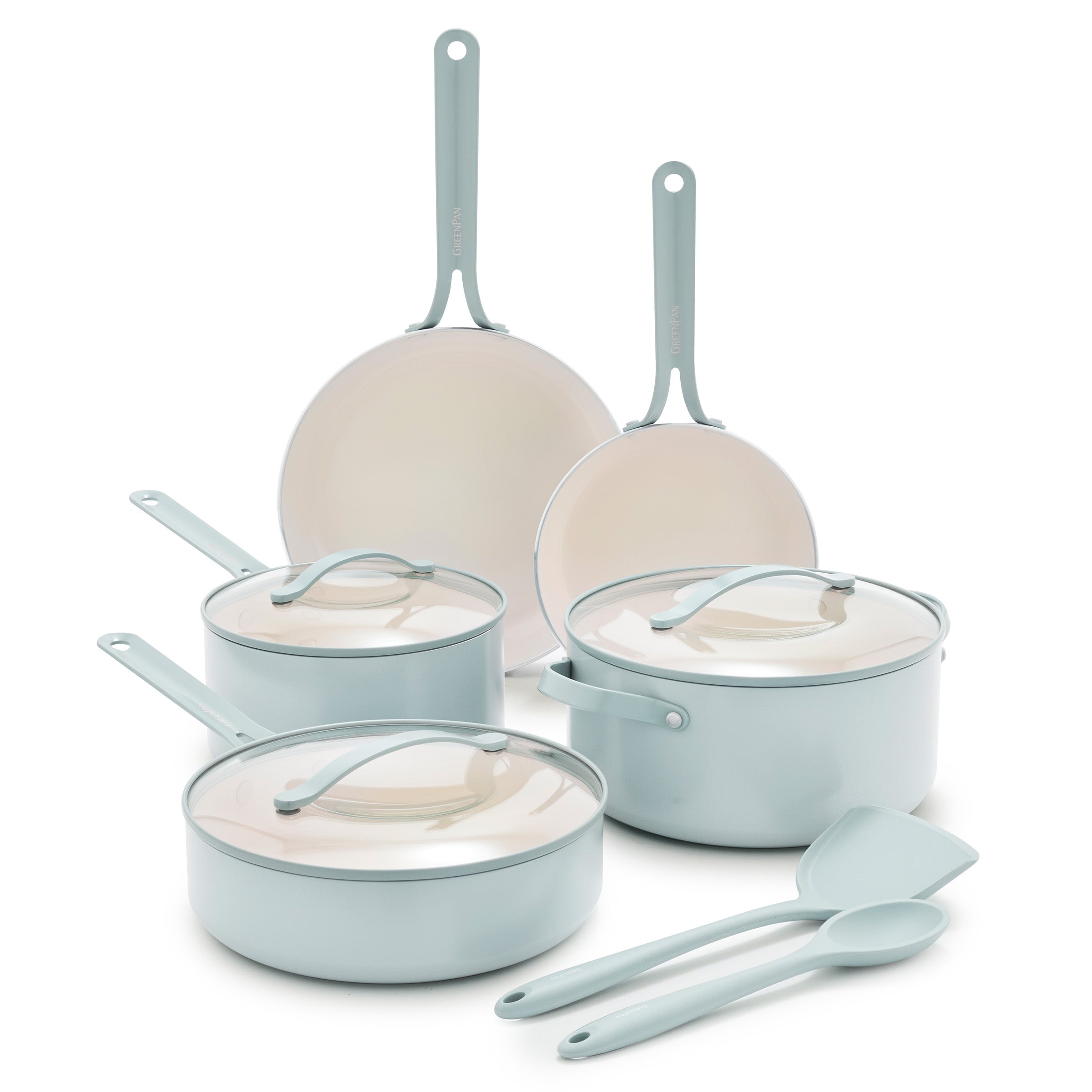 Nova Gallery Ceramic Nonstick 10-Piece Cookware Set | Coastline