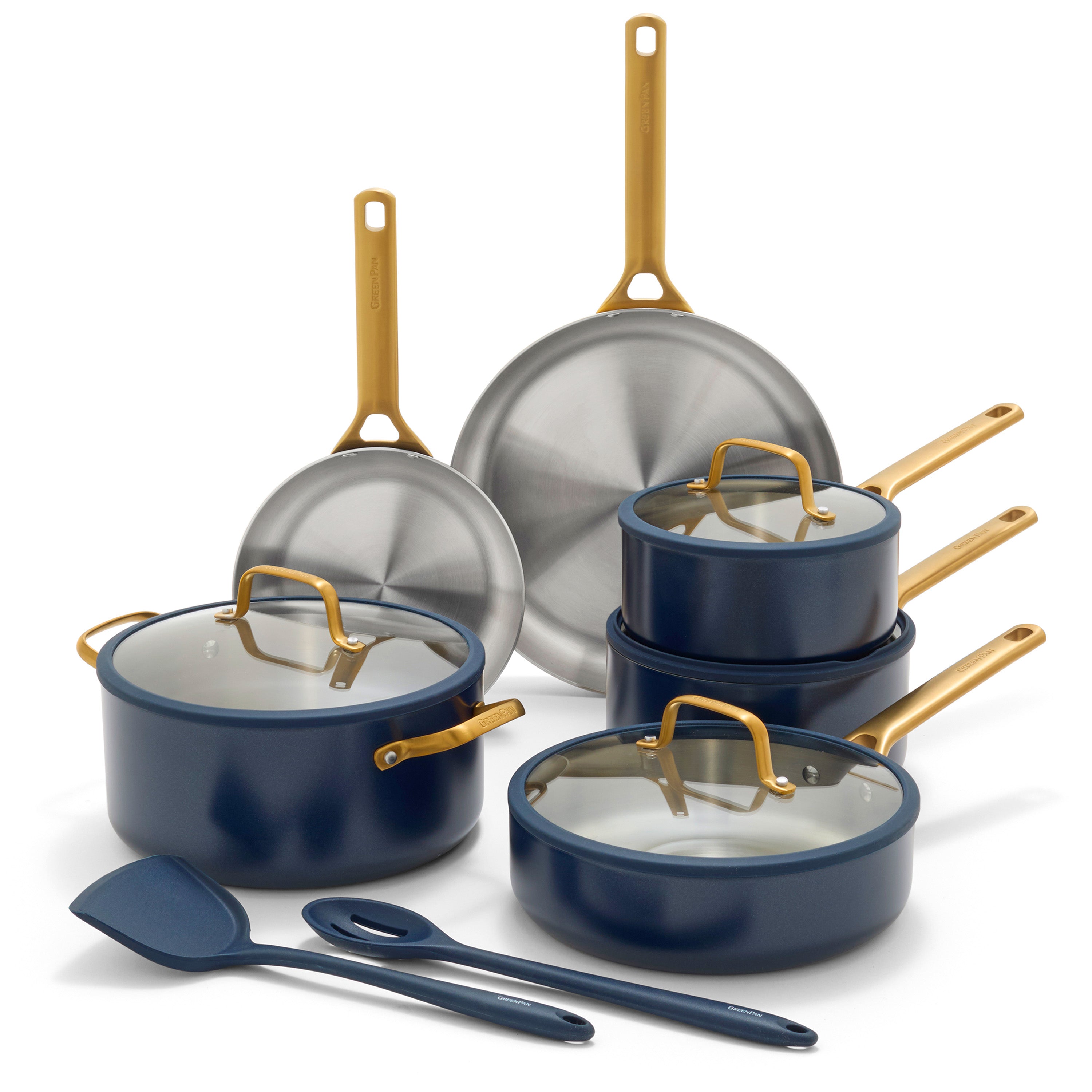 Reserve Pro Uncoated Stainless Steel 12-Piece Cookware Set