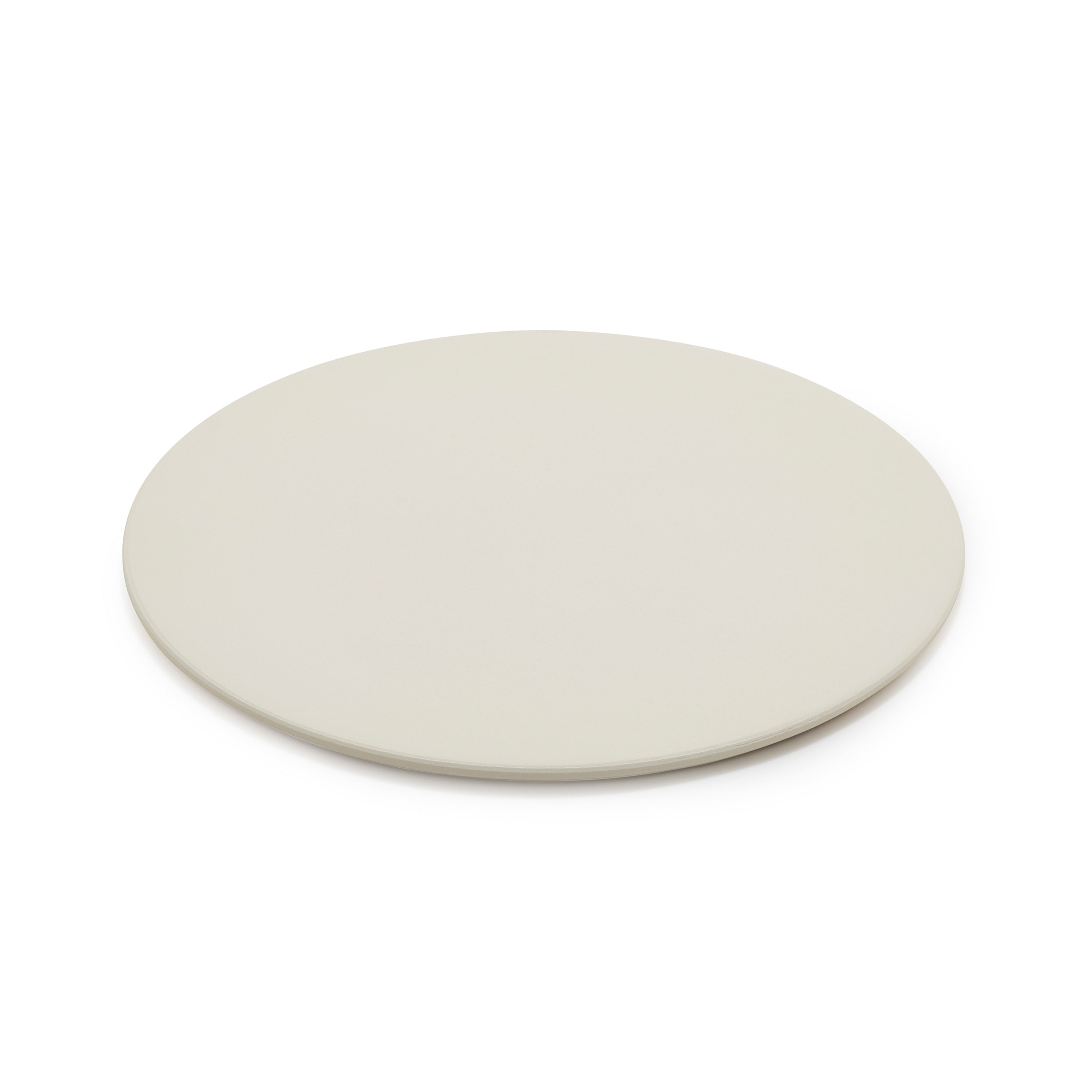 Pizza stone on a white background