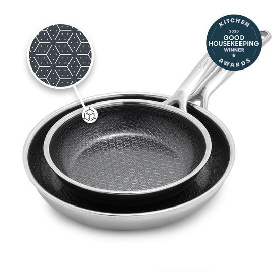 Spectra Thermobond Hybrid Ceramic Nonstick 8" and 10" Frypan Set