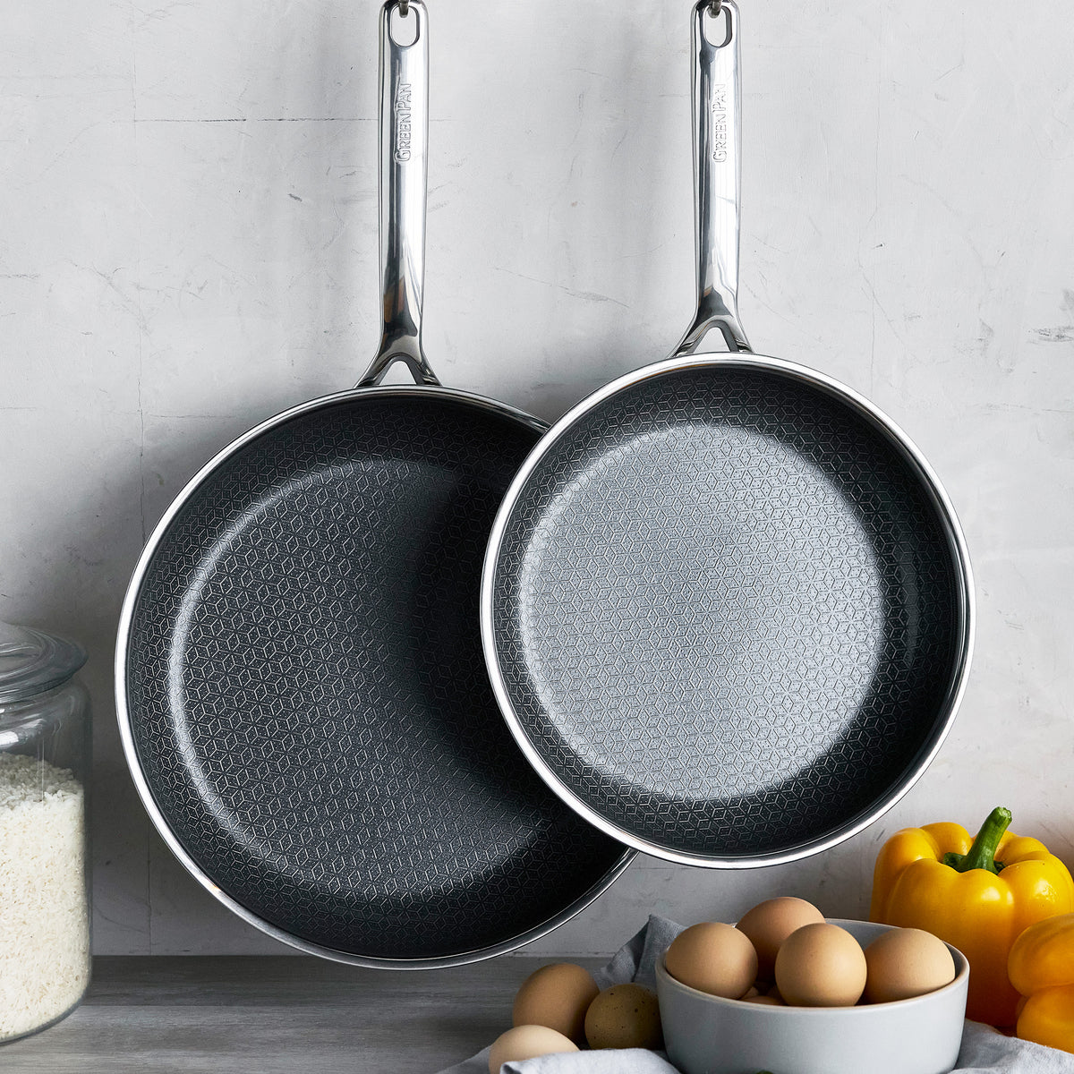 Spectra Thermobond Hybrid Ceramic Nonstick 8" and 10" Frypan Set