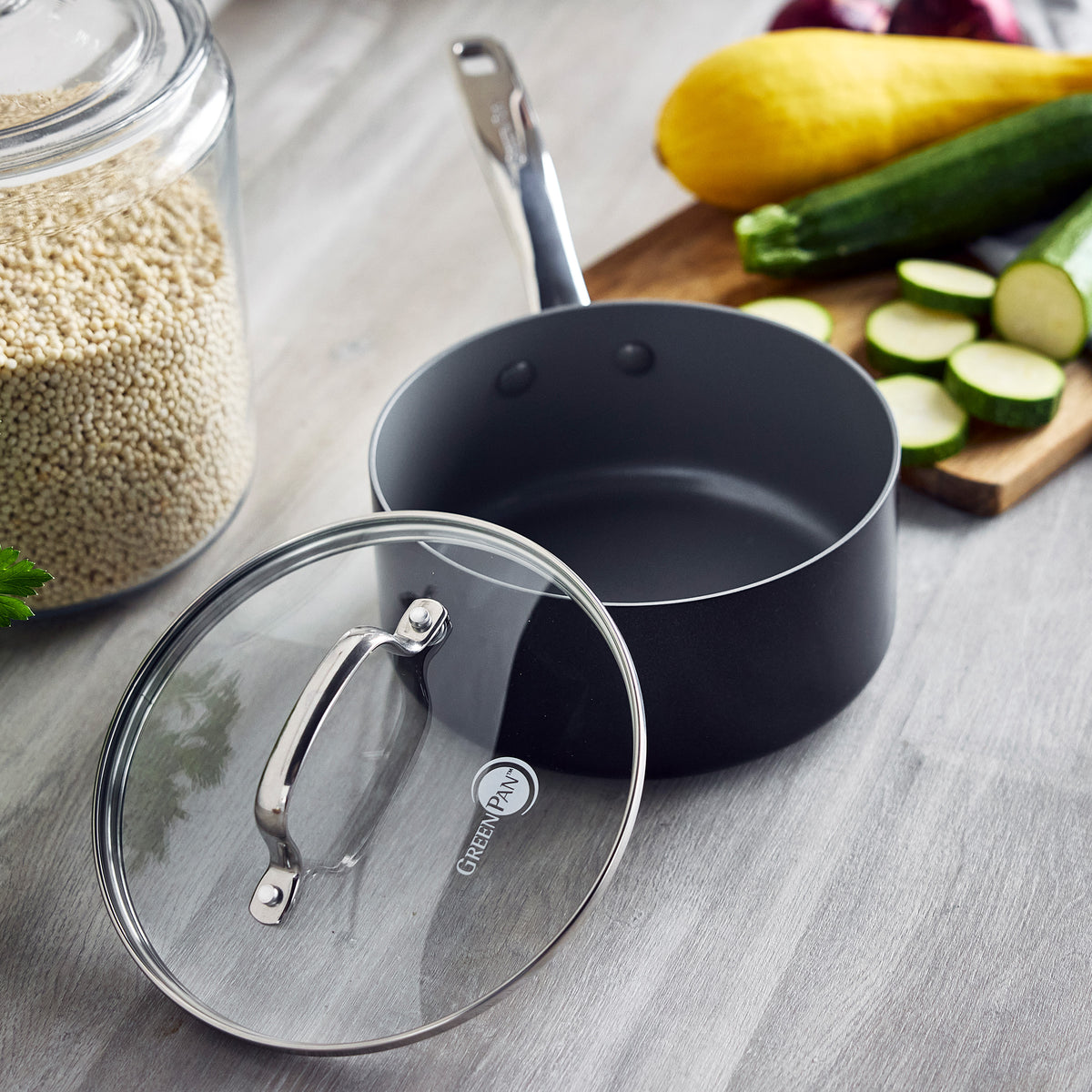 Chatham Pro Ceramic Nonstick 2-Quart Saucepan with Lid
