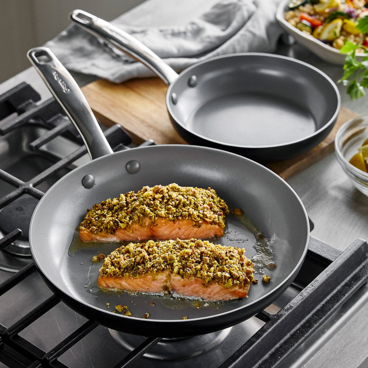 Chatham Pro Ceramic Nonstick 8" and 10" Frypan Set