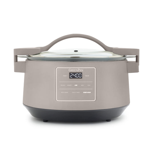 8-Quart Locking Lid Slow Cooker | Clay
