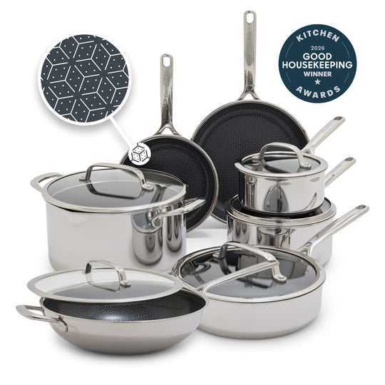 Spectra Thermobond Hybrid Ceramic Nonstick 12-Piece Cookware Set