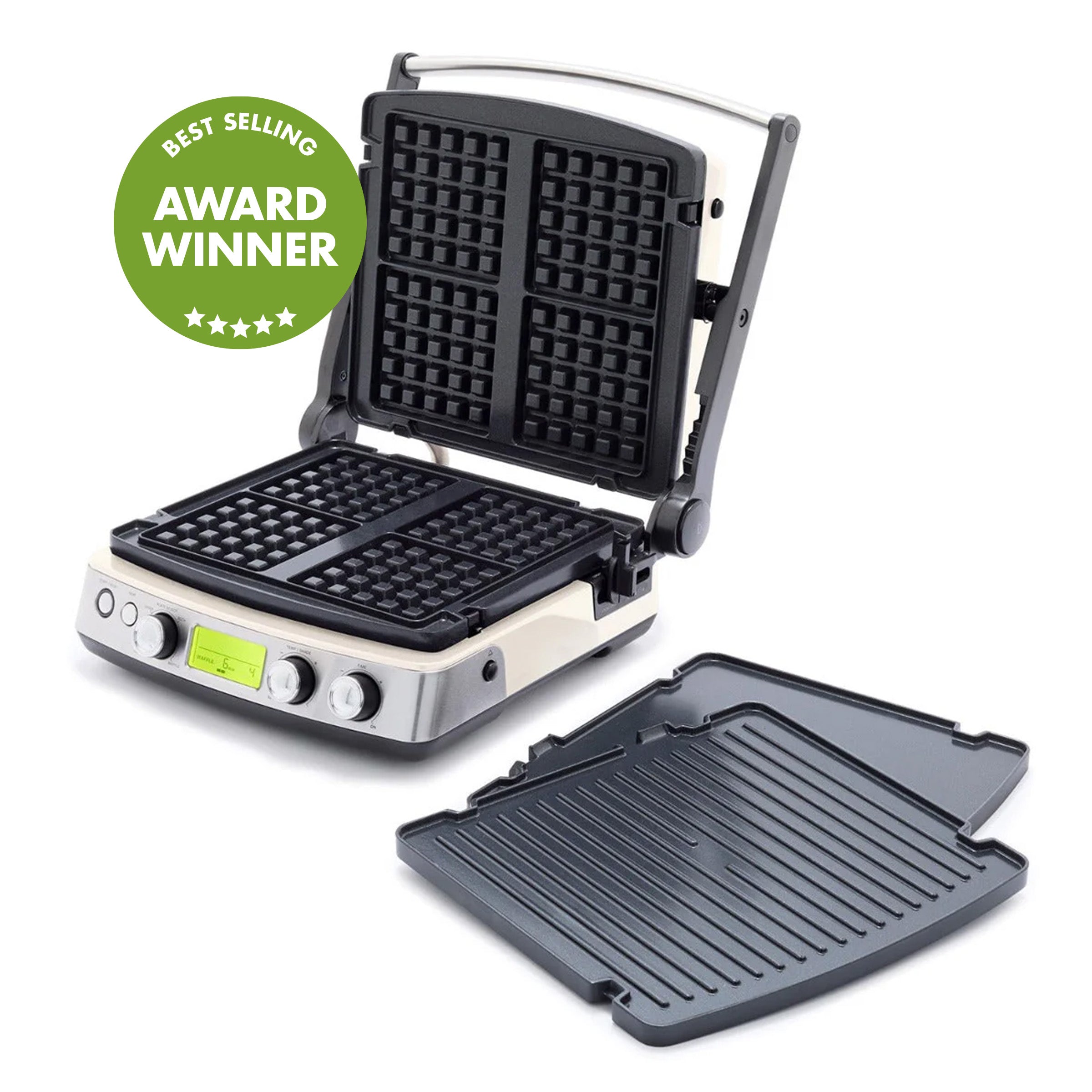 Elite Multi Grill, Griddle Waffle Maker | Cloud Cream