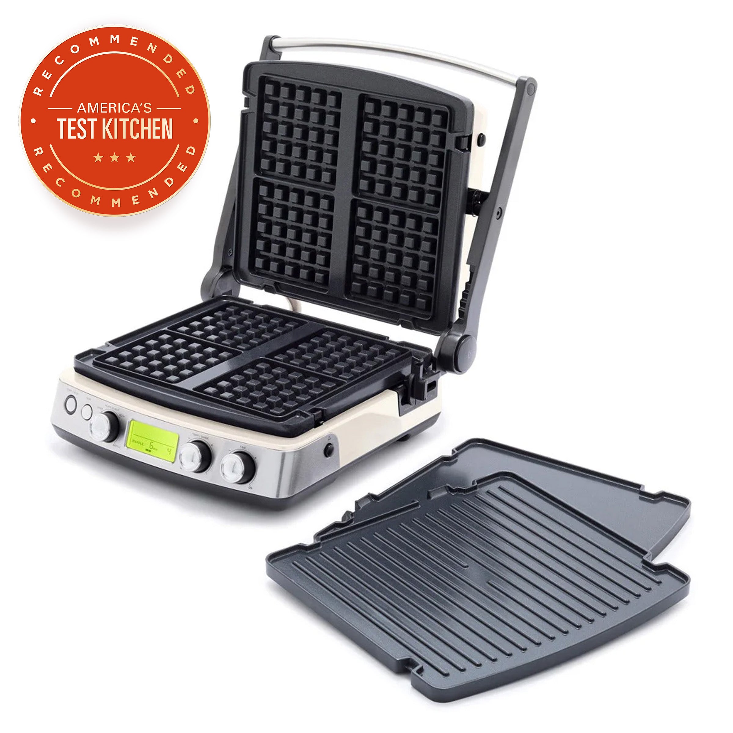 Elite Multi Grill, Griddle & Waffle Maker | Cloud Cream