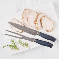 Holiday Roaster Set | Black with Gold-Tone Handles
