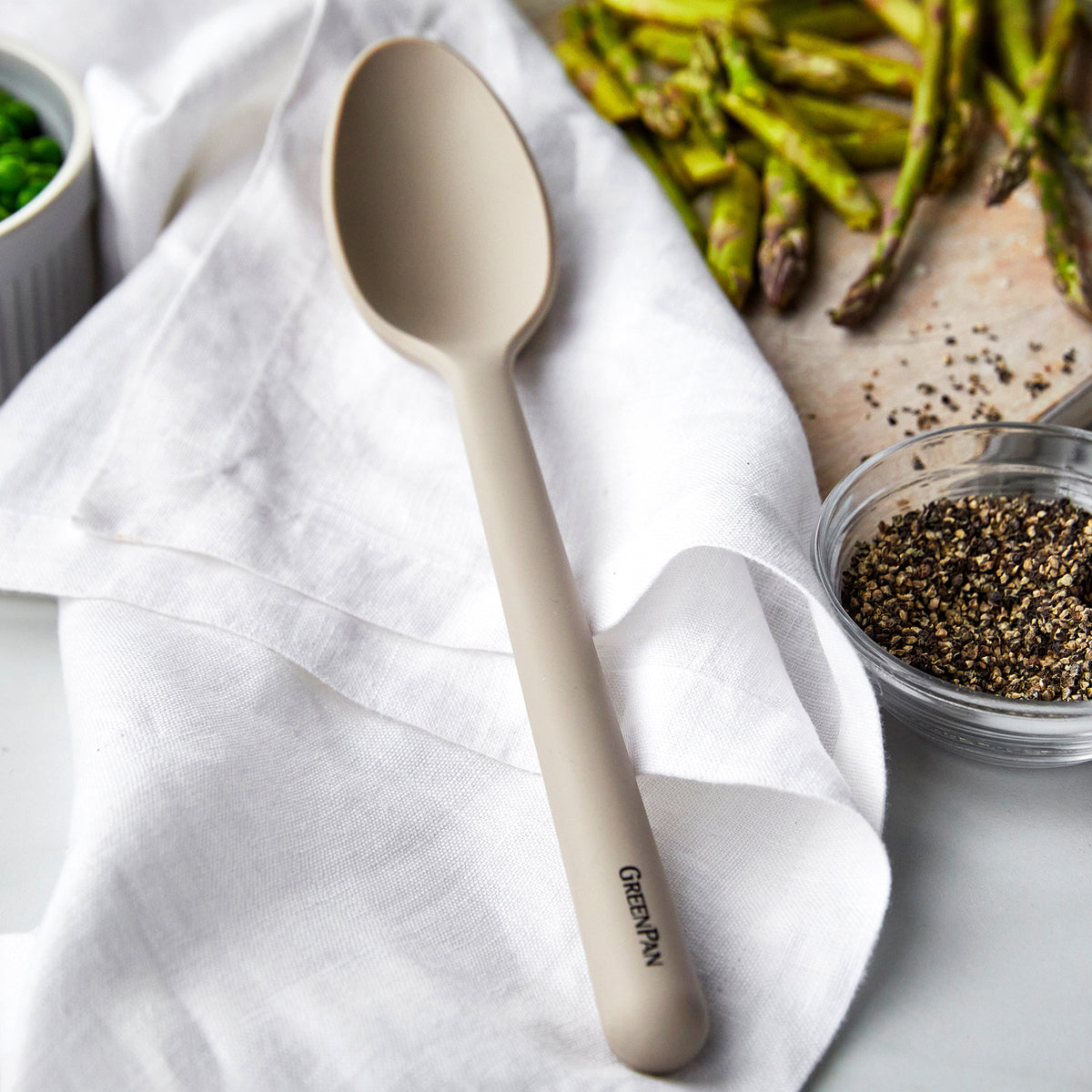 Lumin Spoon Platinum Silicone Ultimate Spoon | Taupe | GreenPan