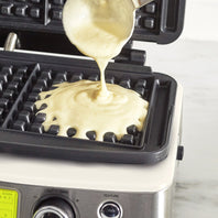 Elite Ceramic Nonstick 2-Square Waffle Maker | Cloud Cream