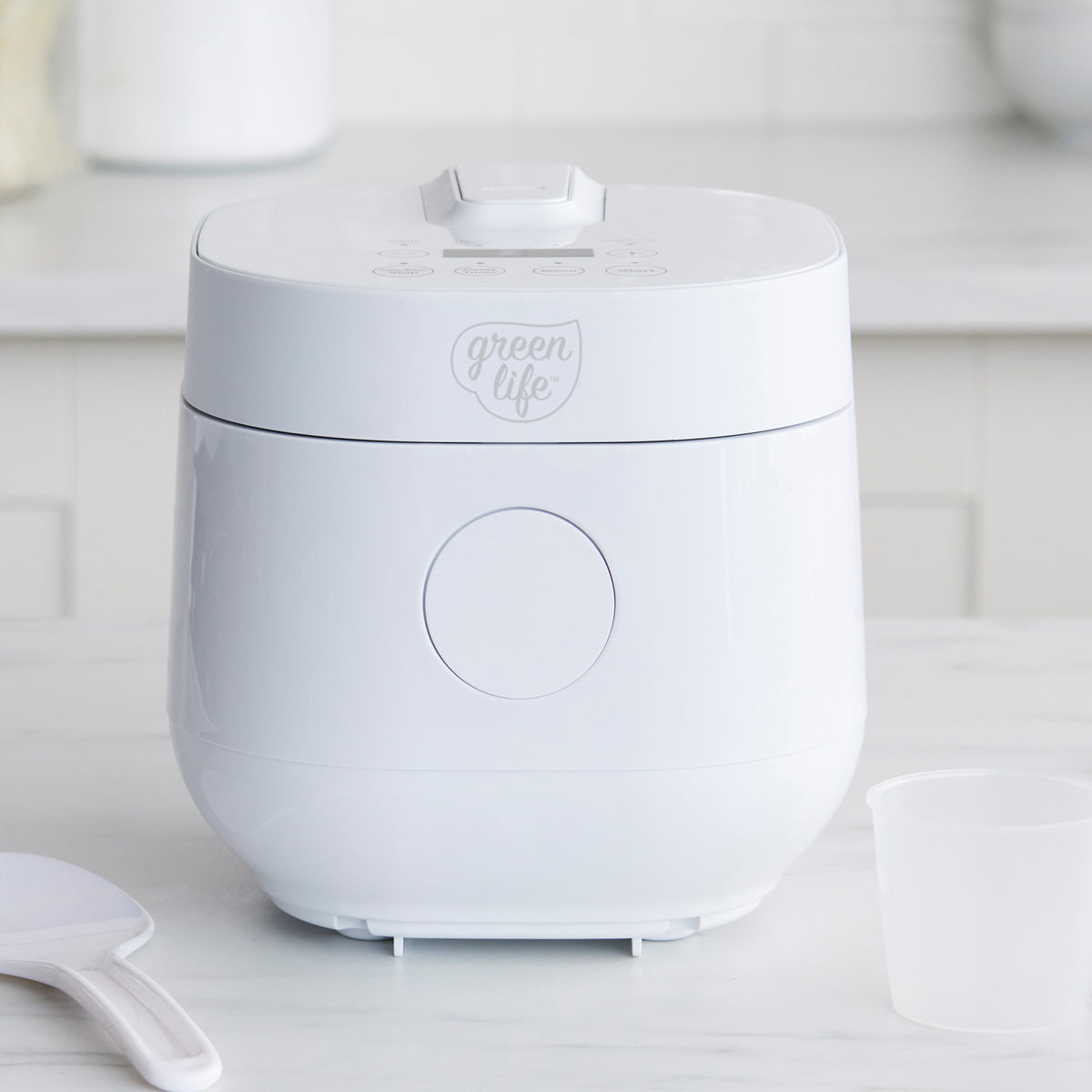 GreenLife Rice Cooker | White