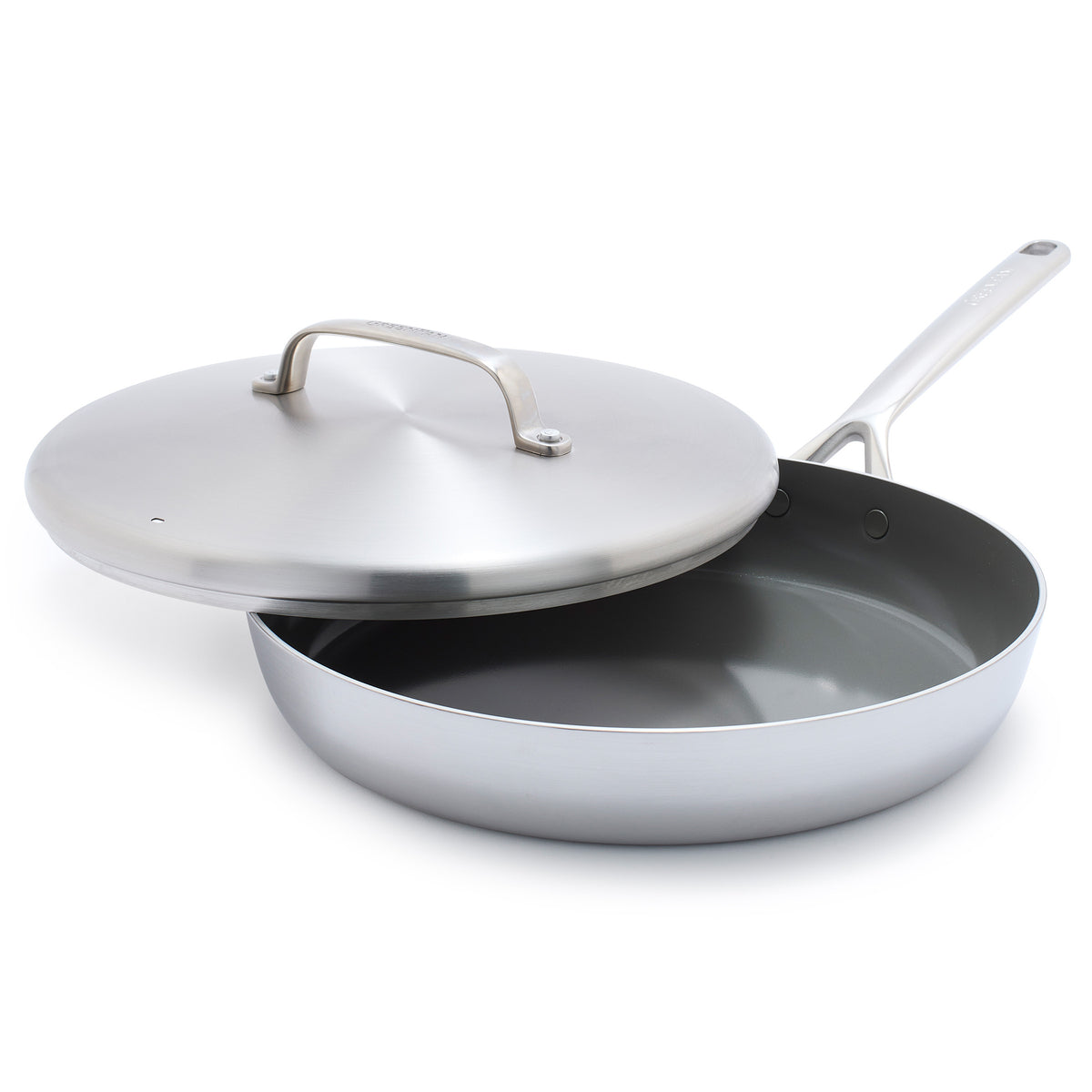 GreenLife Stainless Pro 12 Covered Fry Pan