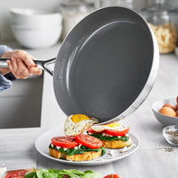 GP5 Stainless Steel 12" Frypan with Lid | Mirror Handles