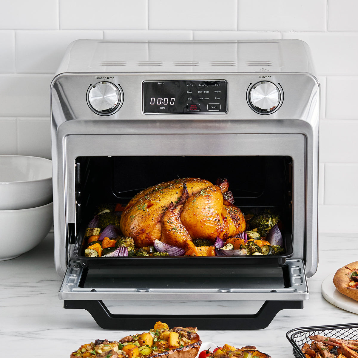 Bistro 9-in-1 Air Fryer Toaster Oven