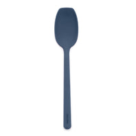 Platinum Silicone Flat Head Spoon | Navy