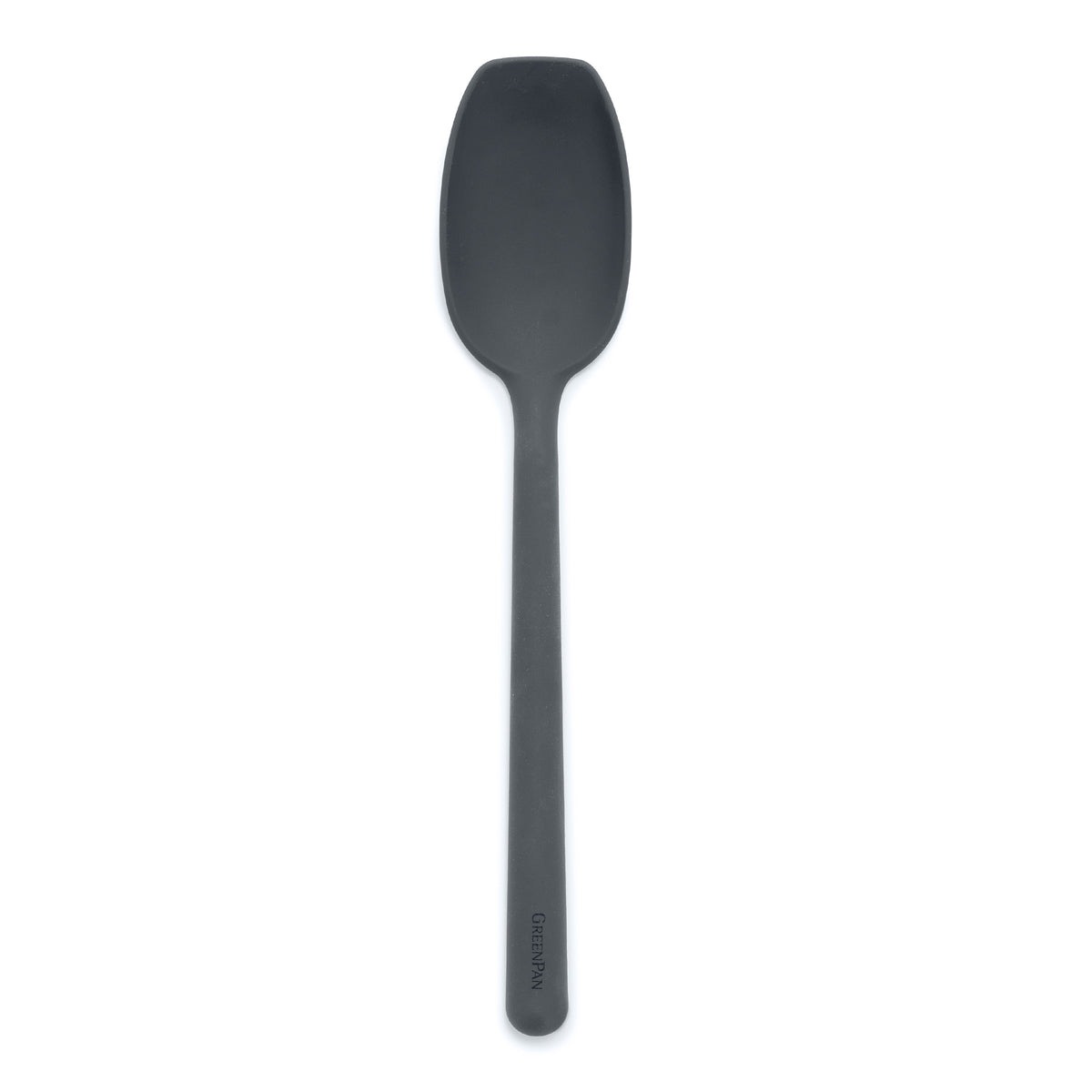 Platinum Silicone Flat Head Spoon | Gray | GreenPan