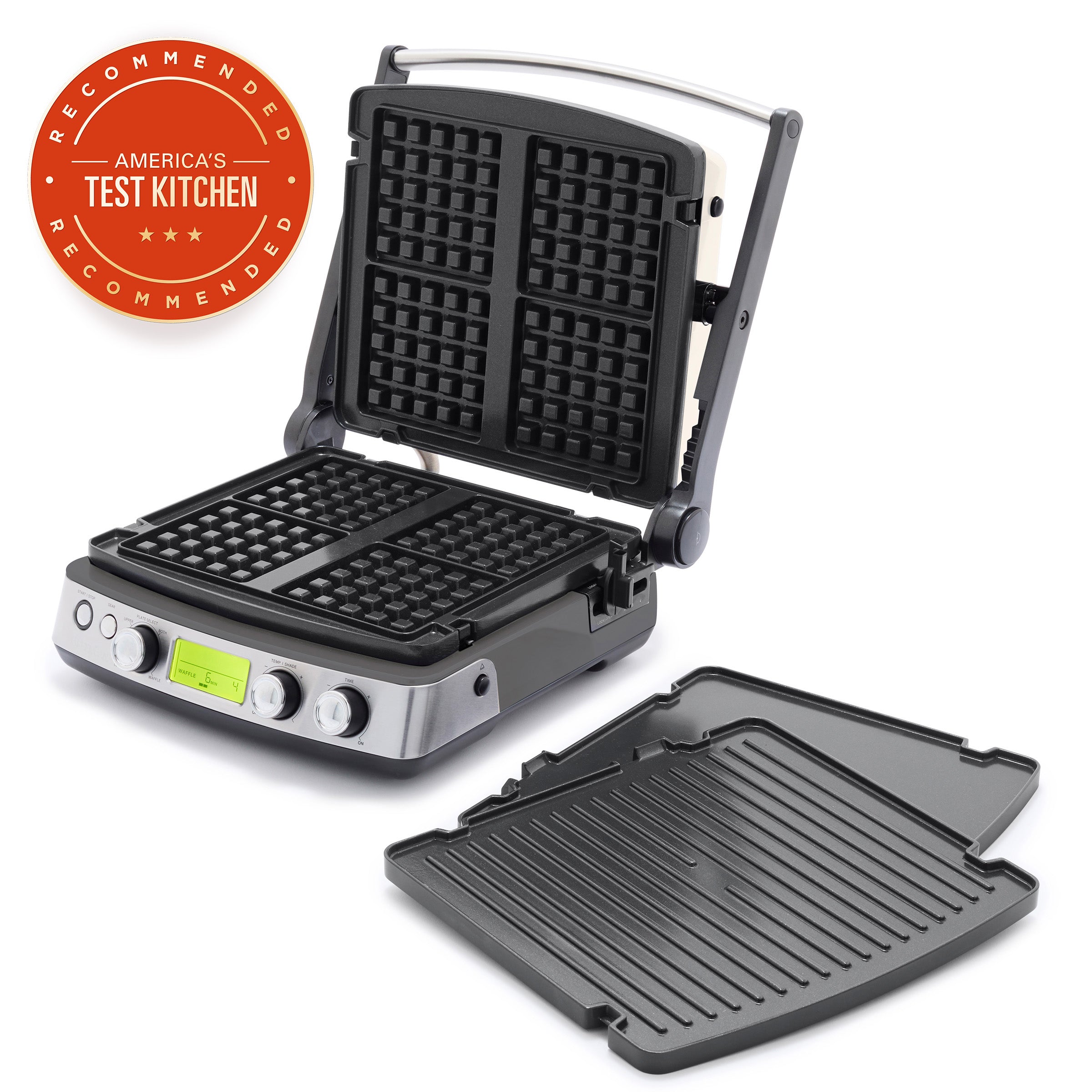 Elite Multi Grill, Griddle & Waffle Maker | Graphite
