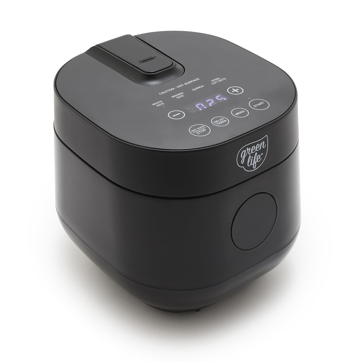 GreenLife 4-Cup Rice Grains Cooker | Black