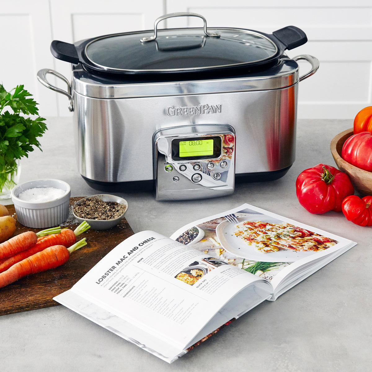 Instant Pot Crock Pot With Saute Feature Elite 6-Quart Slow Cooker