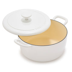 GreenPan 5.5-Quart Cast Iron Dutch Oven | Ivory