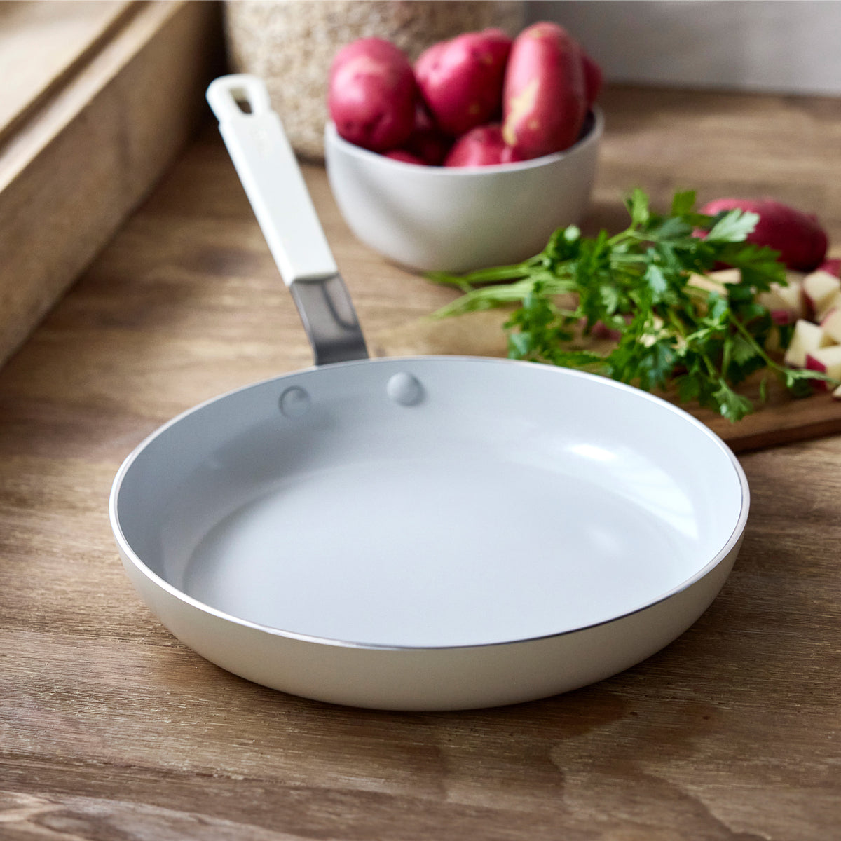 bugaboo ceramic frypan - 8 in. Bobby Flay by GreenPan Professional Ceramic Nonstick 8" Frypan | Cream