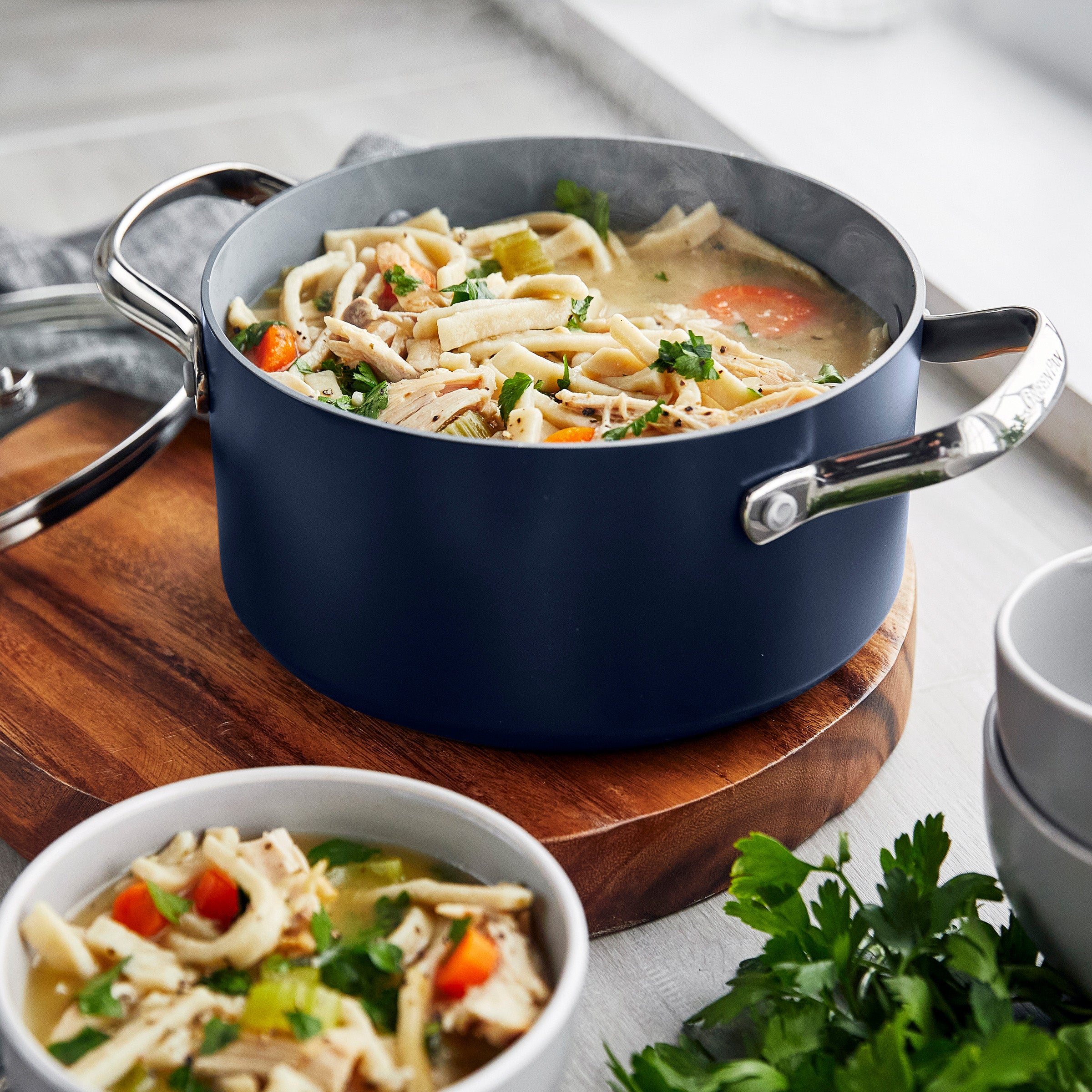 Valencia Pro Ceramic Nonstick 11-Piece Cookware Set | Twilight