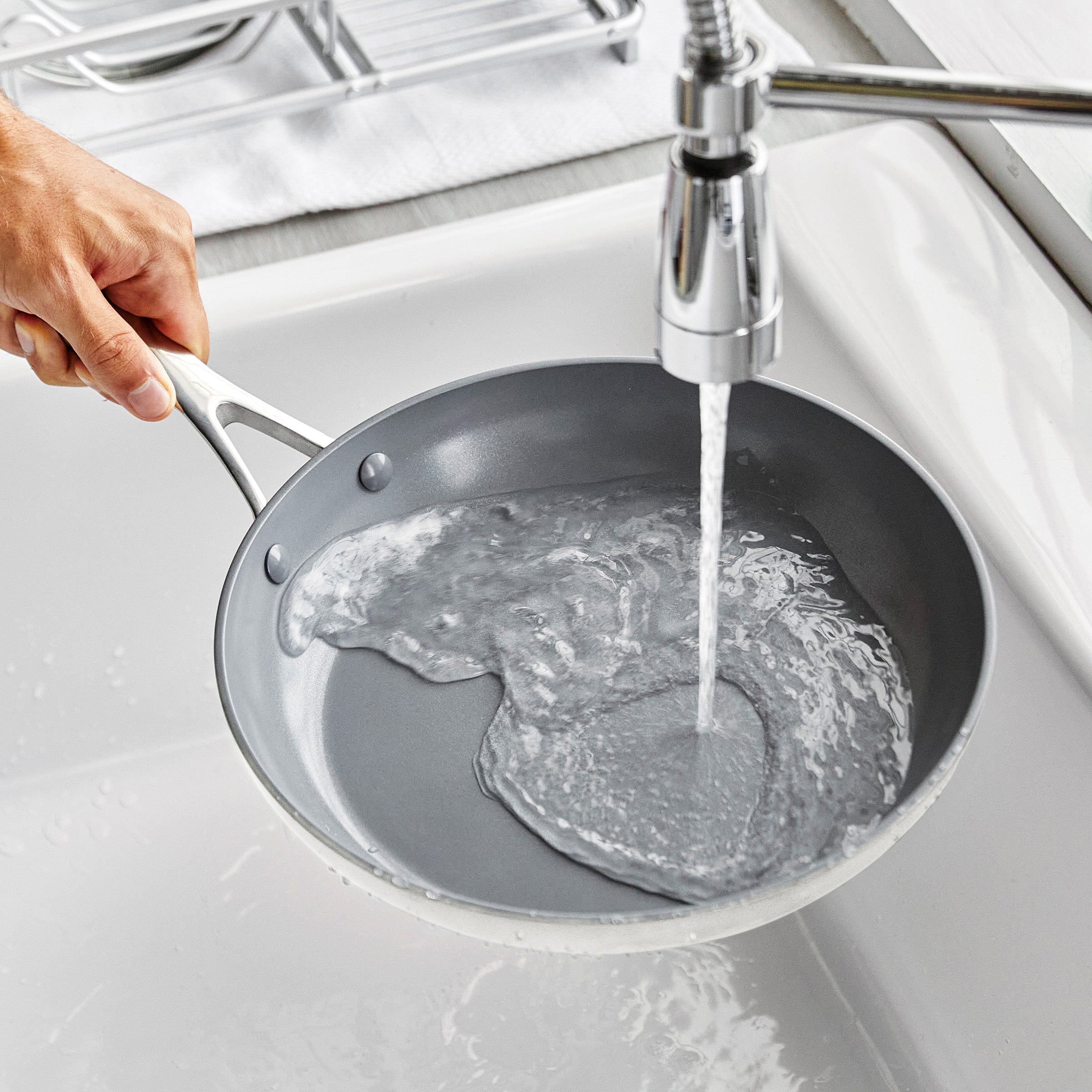 Valencia Pro Ceramic Nonstick 19-Piece Cookware Set | Cream