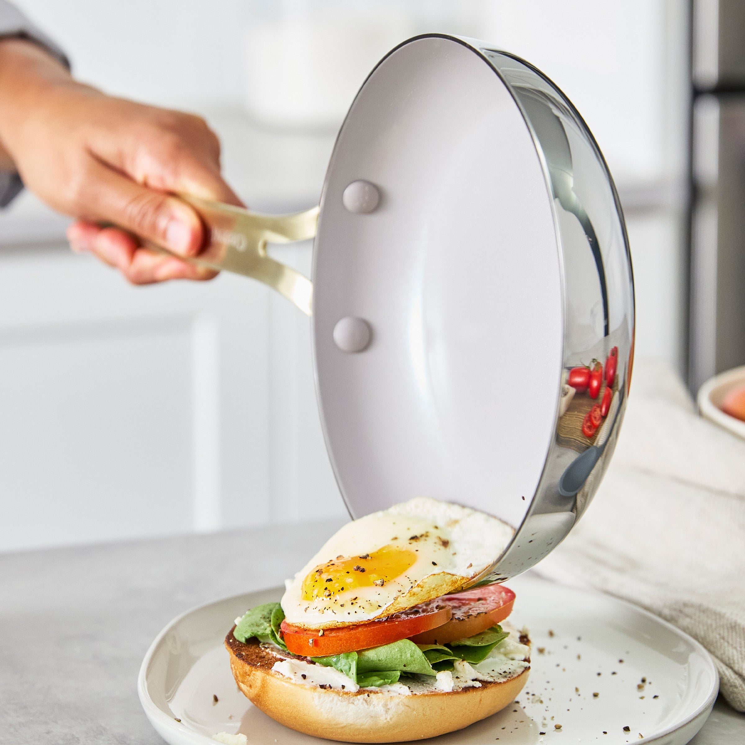 Nova Gallery Stainless Steel 10" and 12" Frypan Set