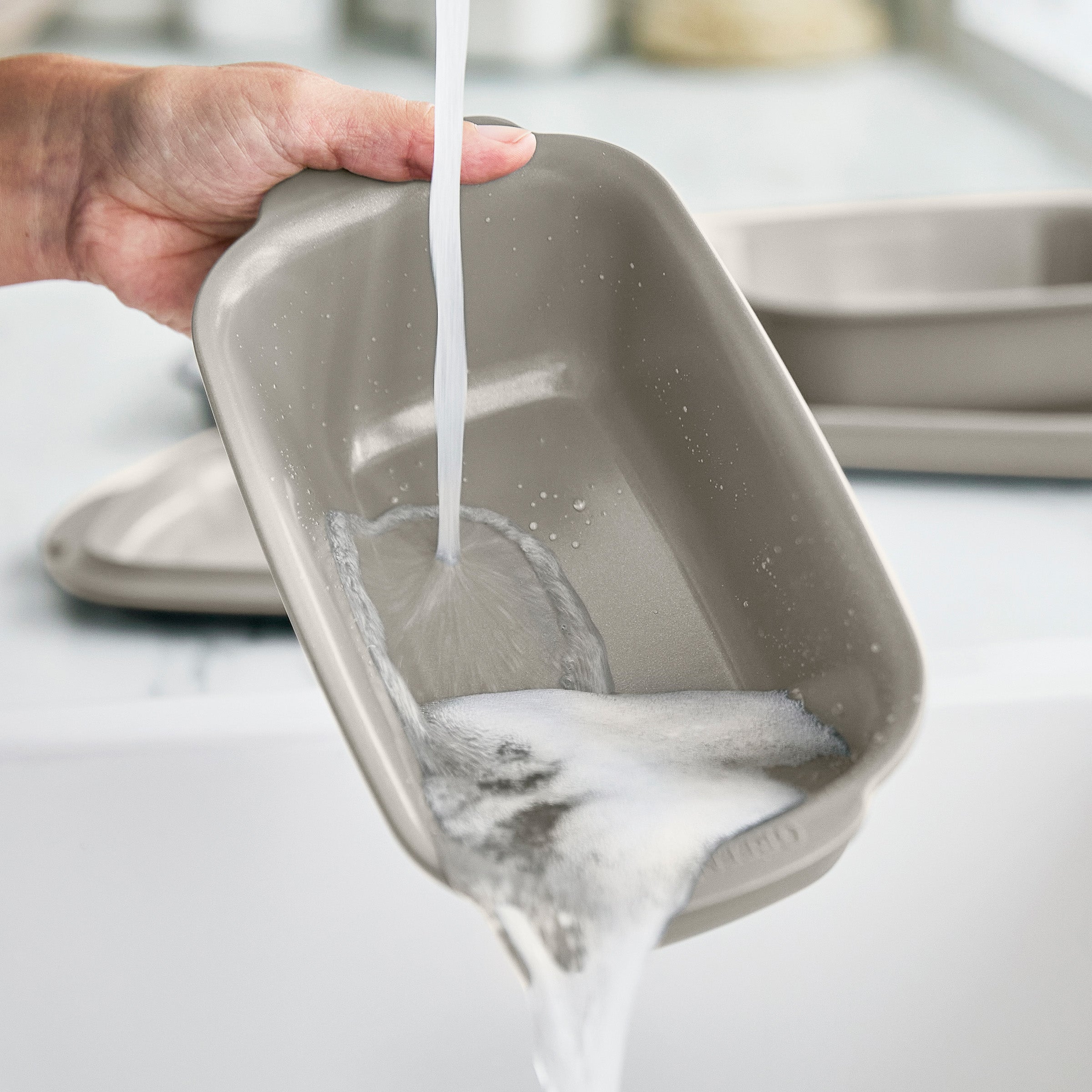 Premiere Ovenware Ceramic Nonstick 1 lb. Loaf Pan | Taupe