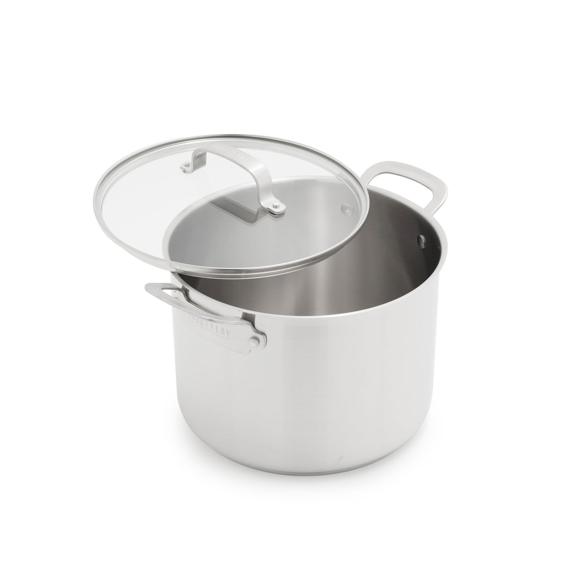 Bobby Flay by GreenPan Uncoated Stainless Steel 8-Quart Stockpot with Lid
