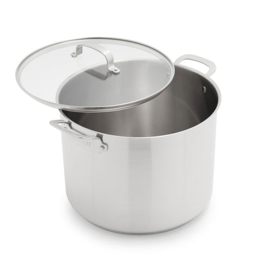 Bobby Flay by GreenPan Uncoated Stainless Steel 16-Quart Stockpot with Lid